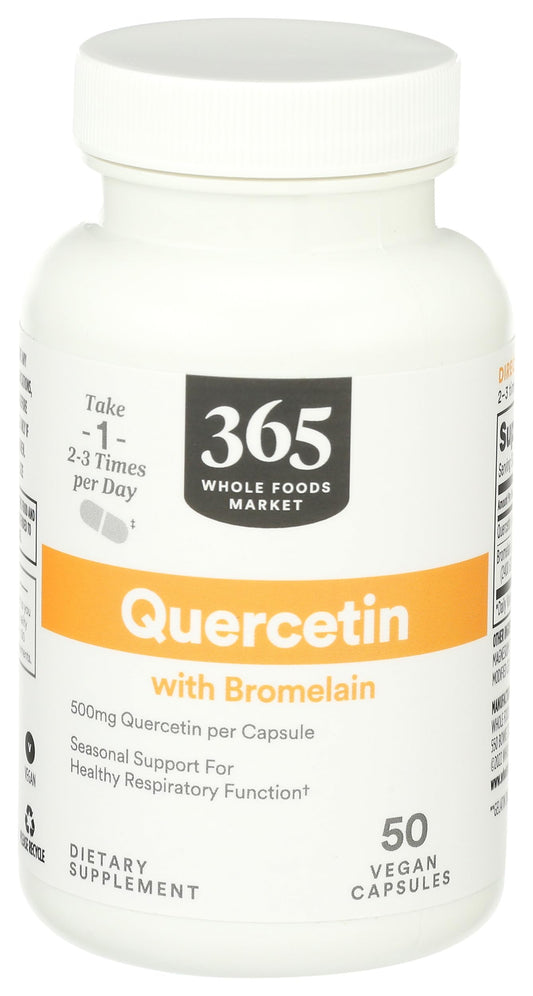 365 by Whole Foods Market Quercetin with Bromelain Capsule, 50 Count
