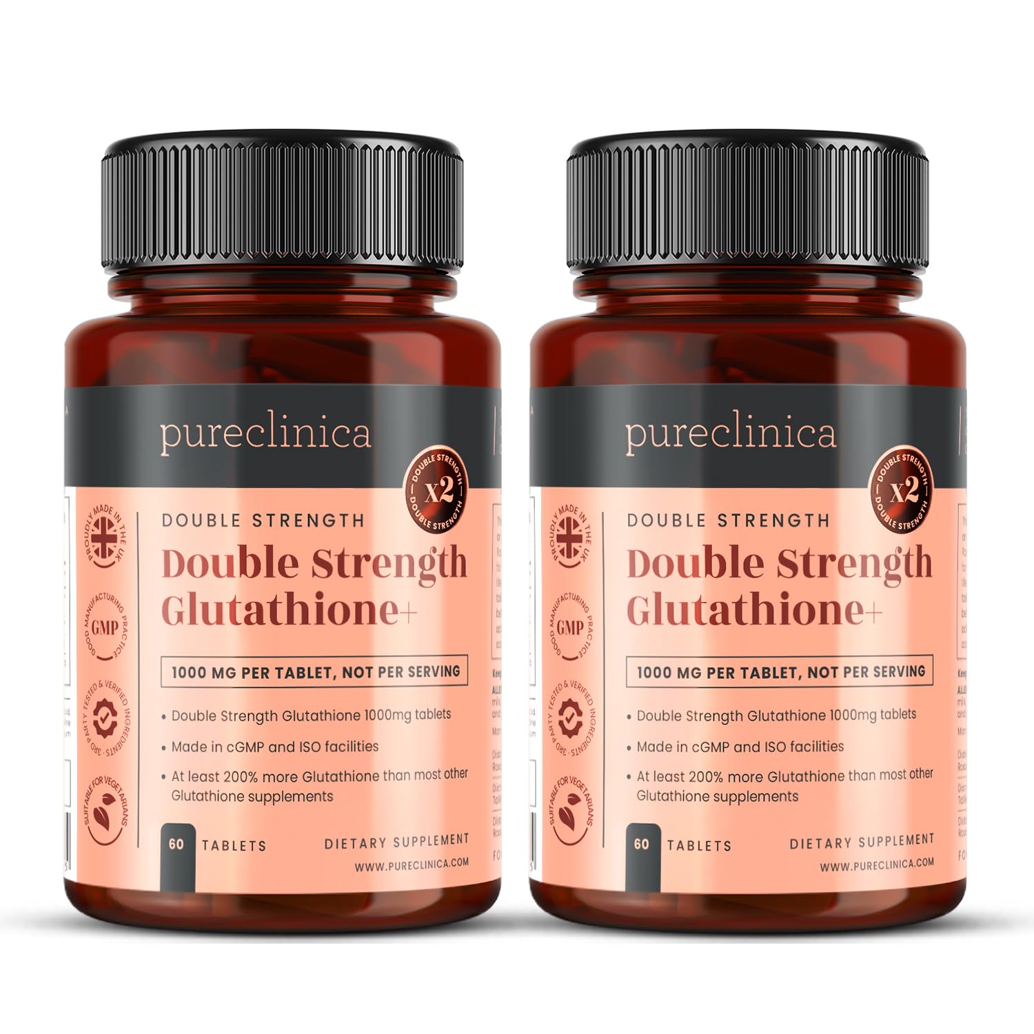 pureclinica Glutathione 1000mg Tablets 120