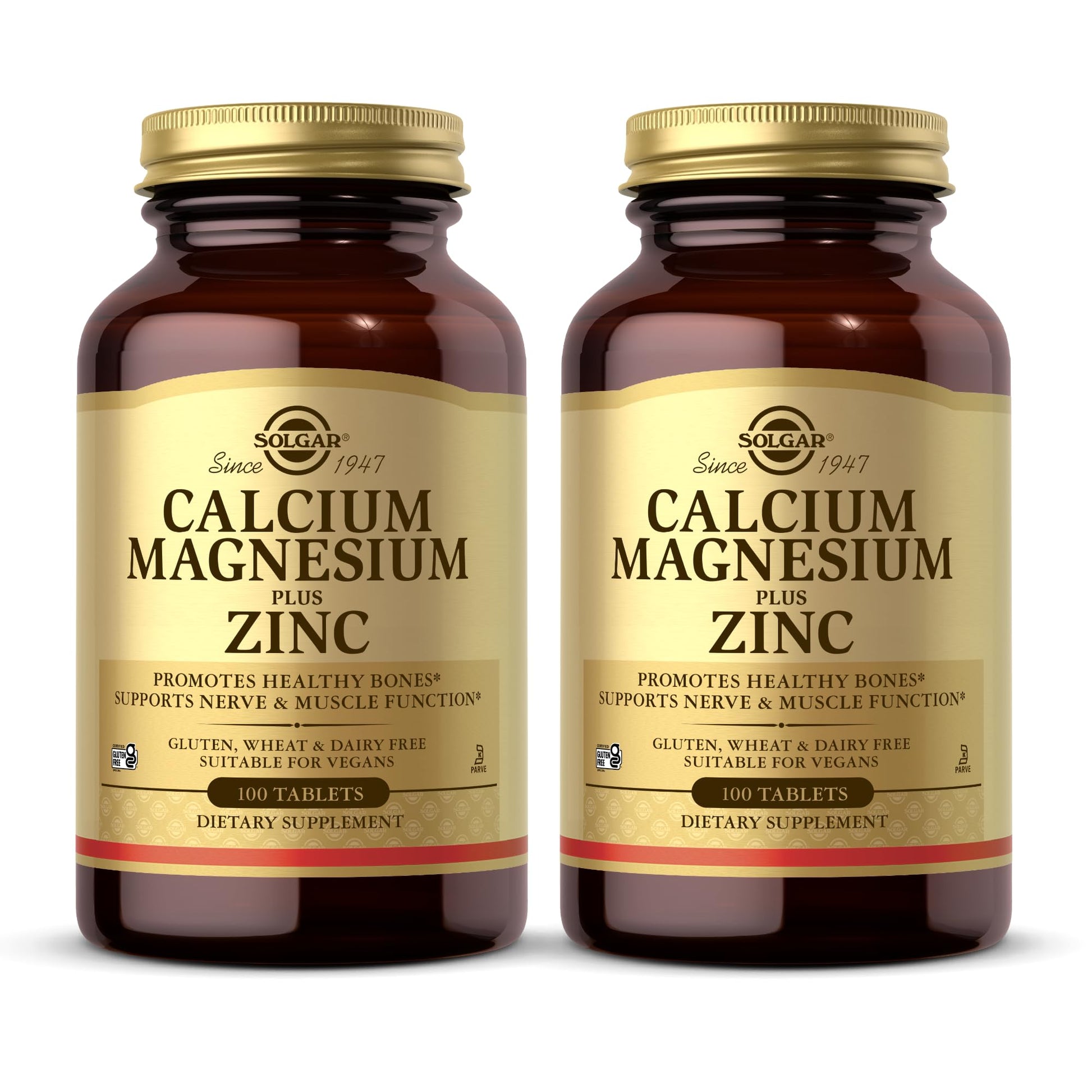 Solgar Calcium Magnesium Plus Zinc Tablets 200