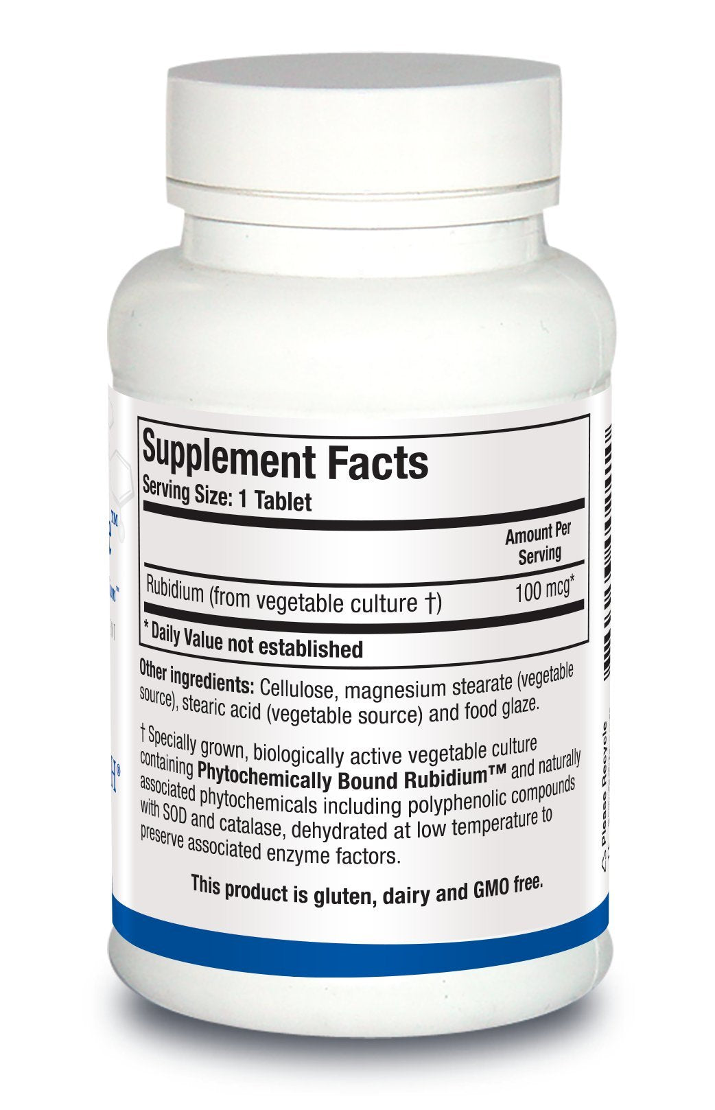 Biotics Research Rb Zyme Whole Food Rubidium Source 100 Tablets