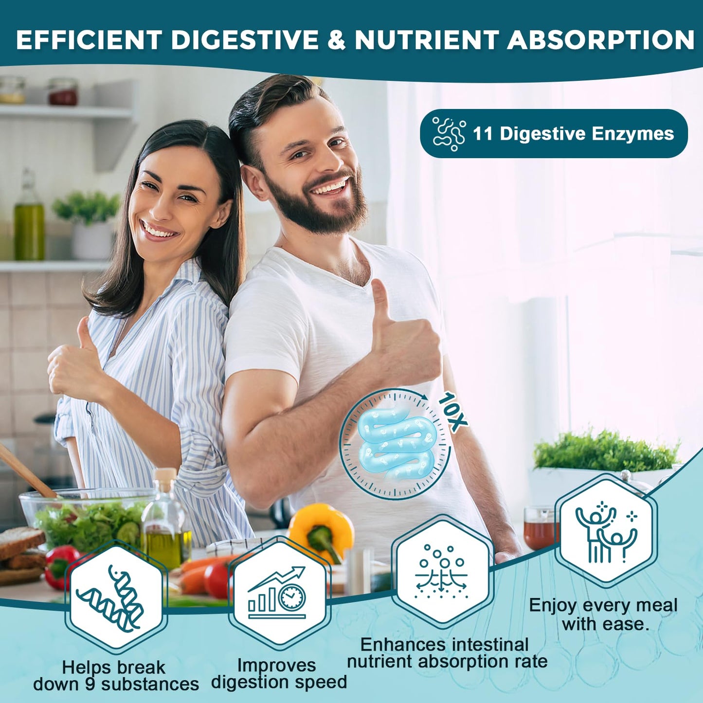 DRFOSTER Probiotics for Women-Men Digestive Health Capsule 90 Veggie Caps