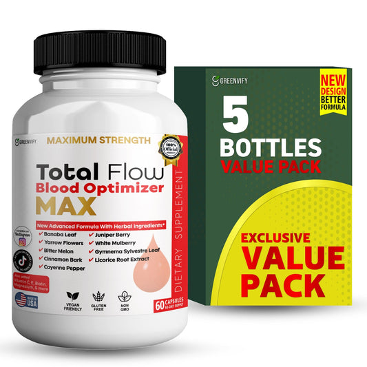 GREENVIFY Total Flow Blood Optimizer Max Capsules 60