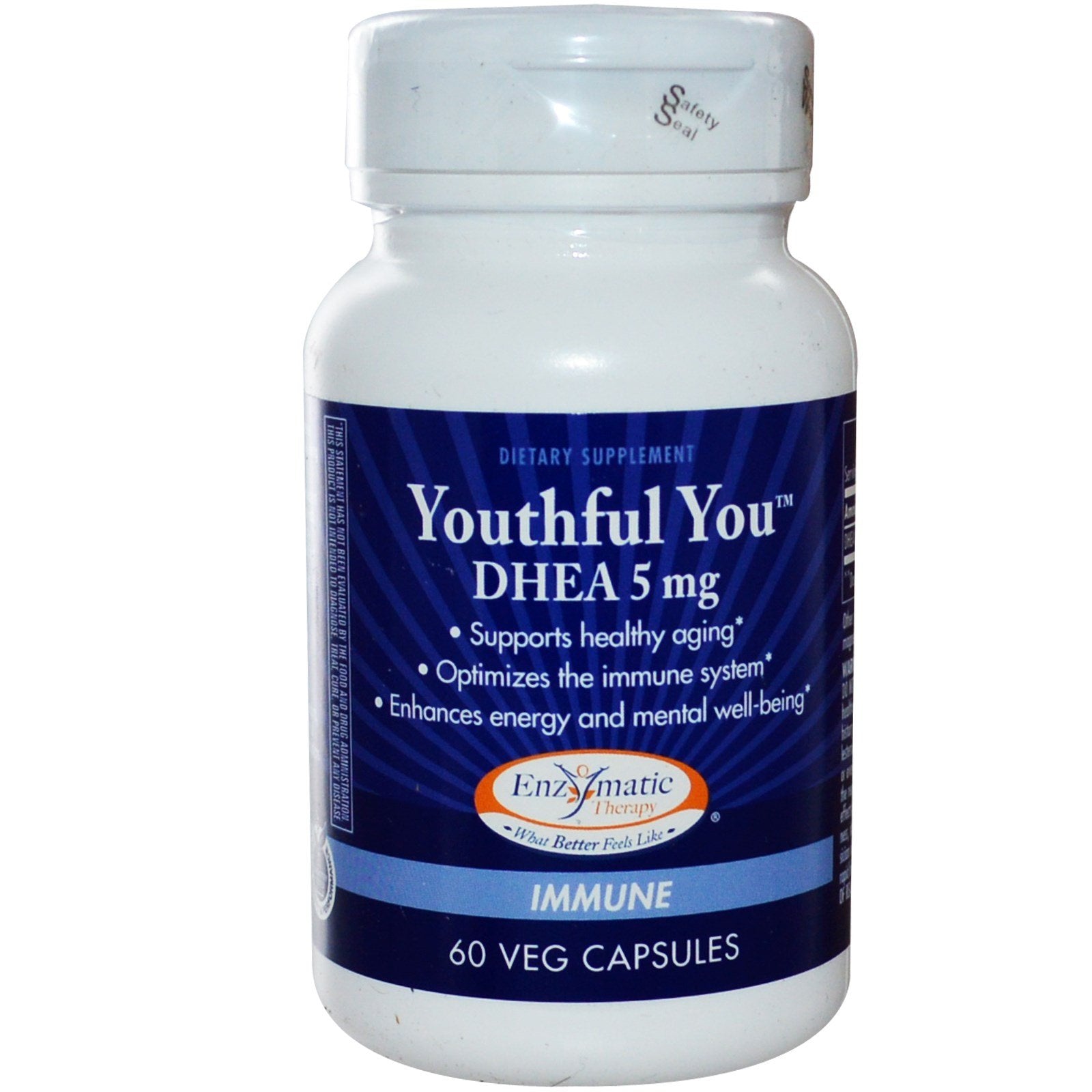 Enzymatic Therapy Youthful You DHEA 5 mg Capsules, 240 Capsules