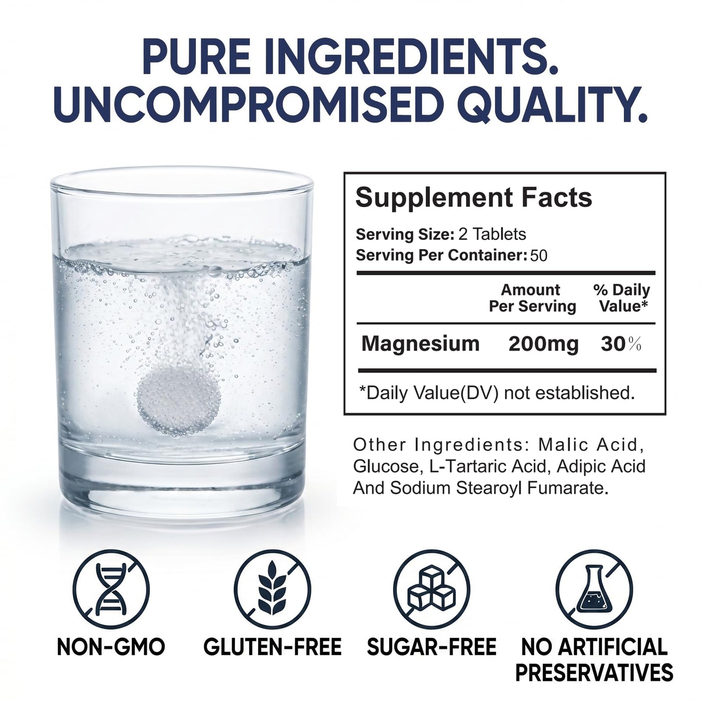 EXHERBLABS Hydrogen Water Tablets 100 Count