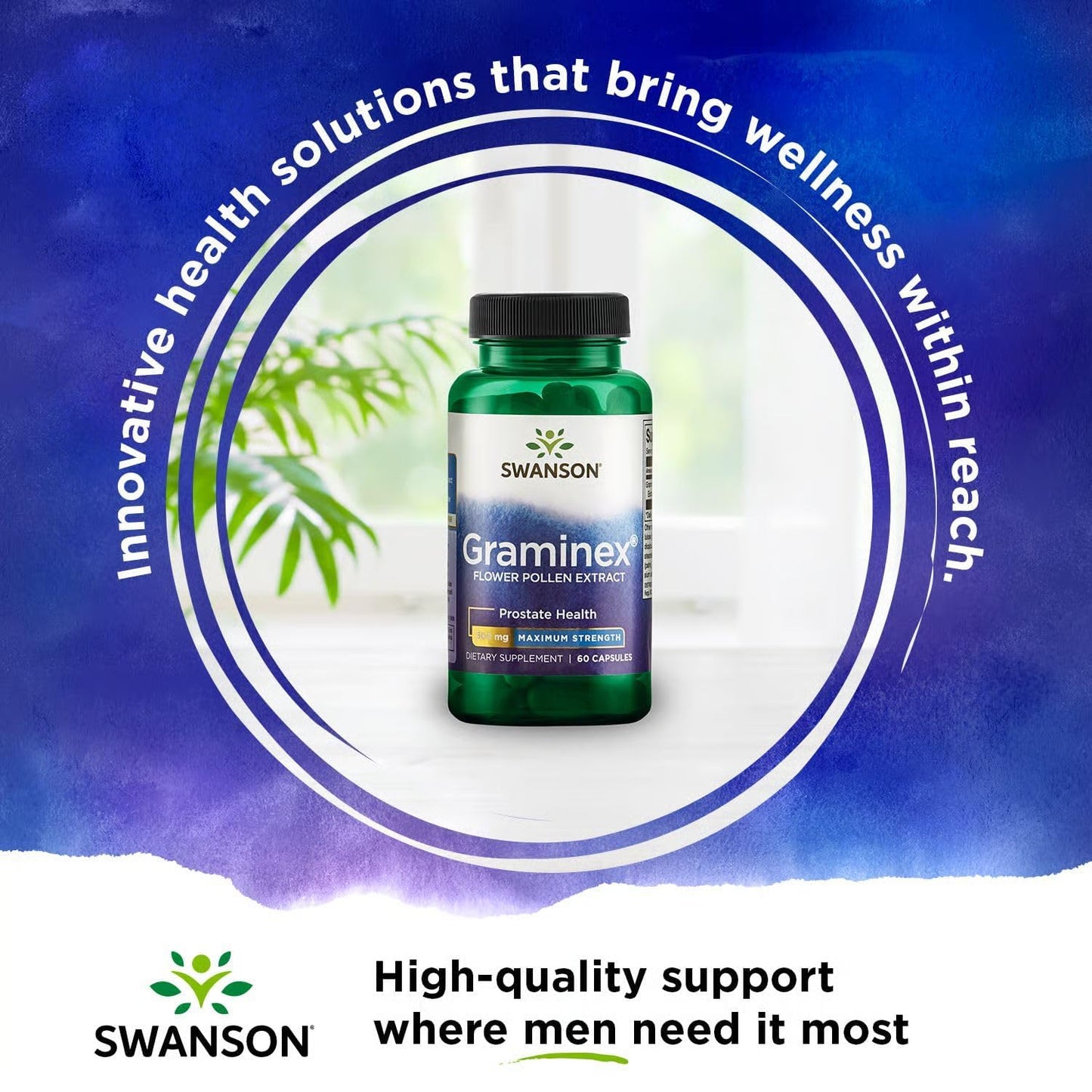 Swanson Graminex Flower Pollen Extract 60 Capsules
