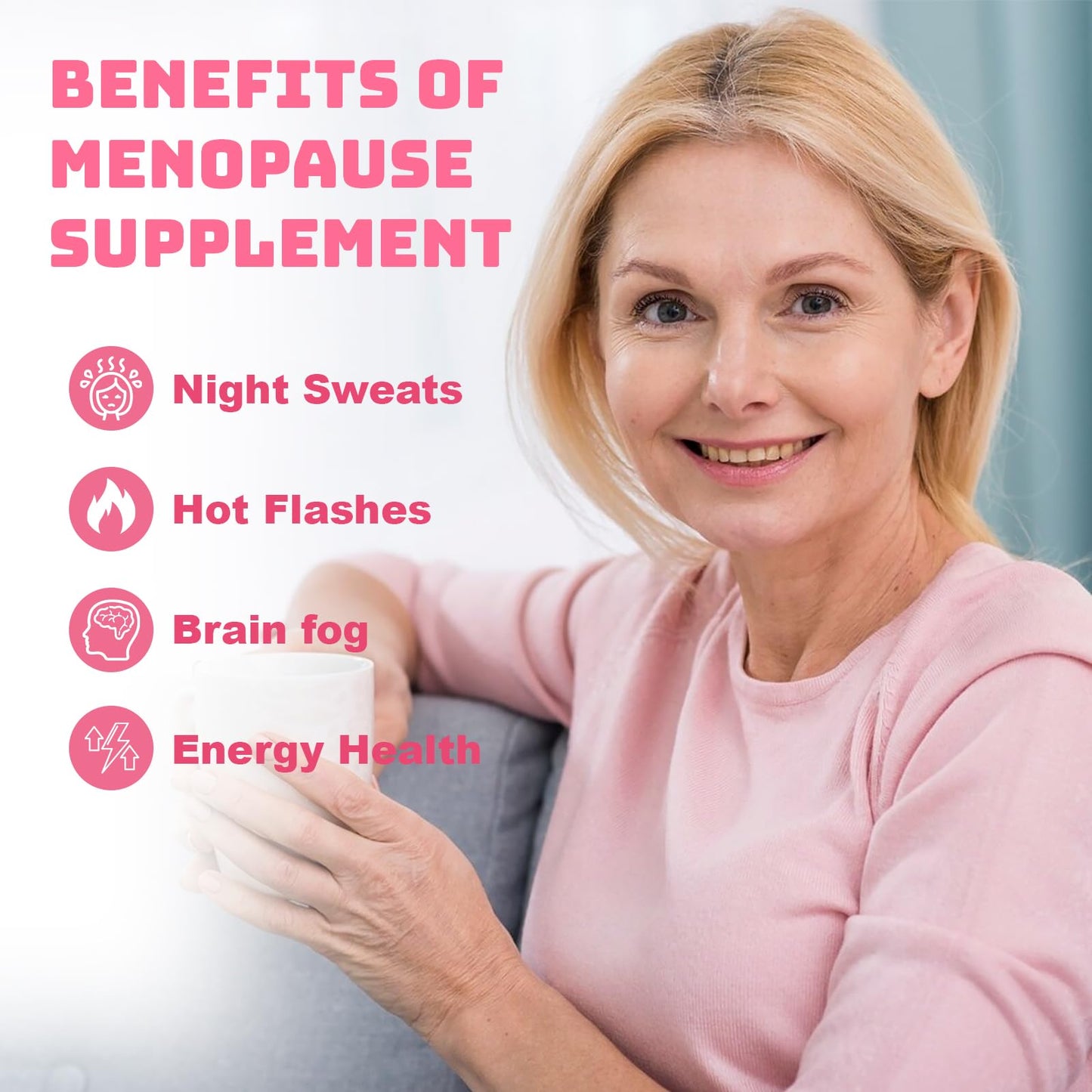 Novafun Menopause Relief Capsules for Women, 60 Capsules
