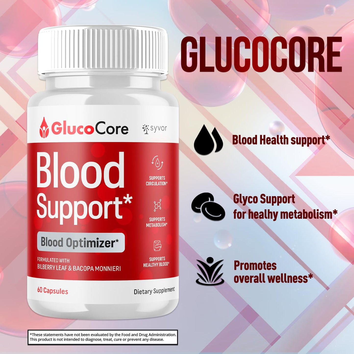 Syvor GlucoCore Capsules, 120 Capsules