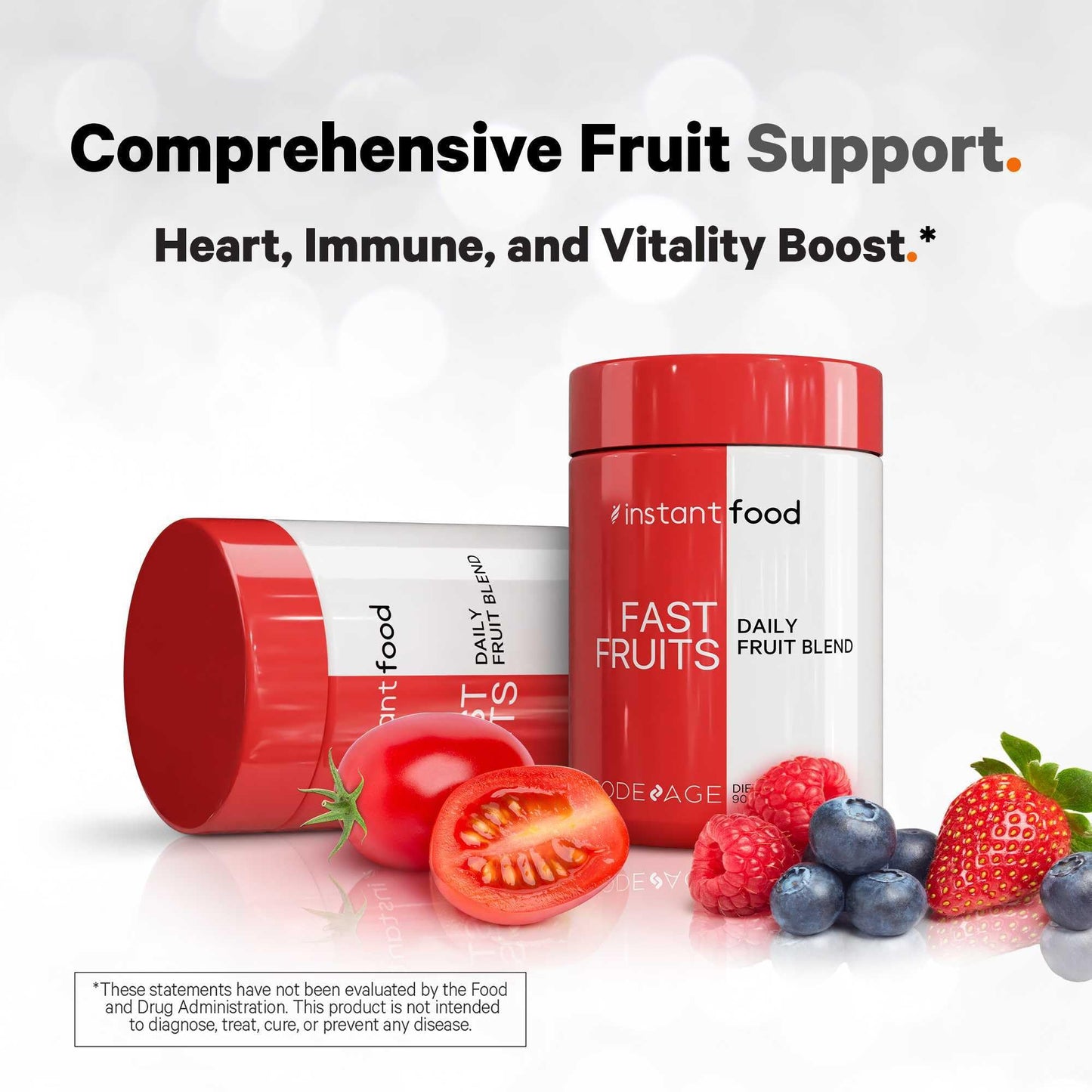 Codeage Instantfood Fast Fruits Capsules, 90 Count