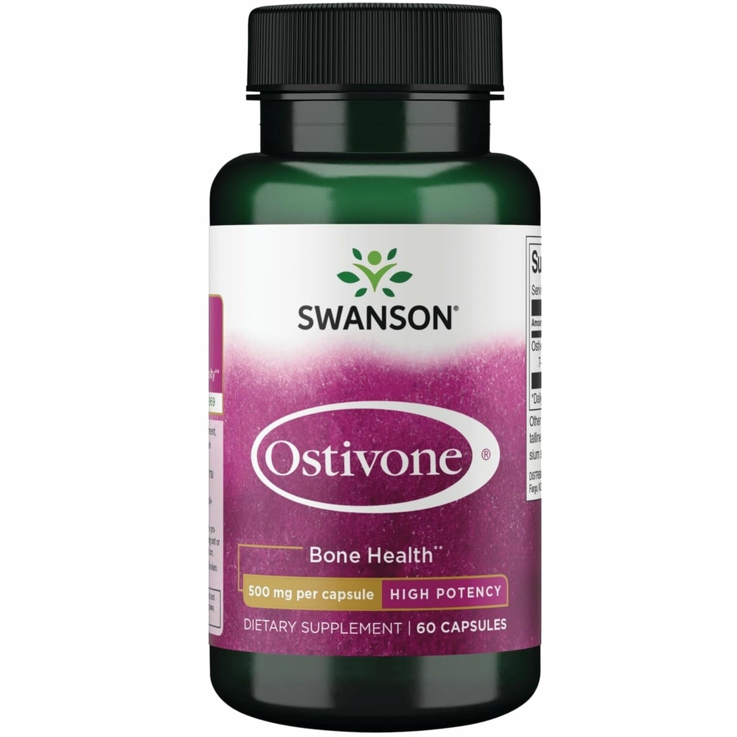 Swanson High Potency Ostivone 500 Milligrams Capsules, 60 Count