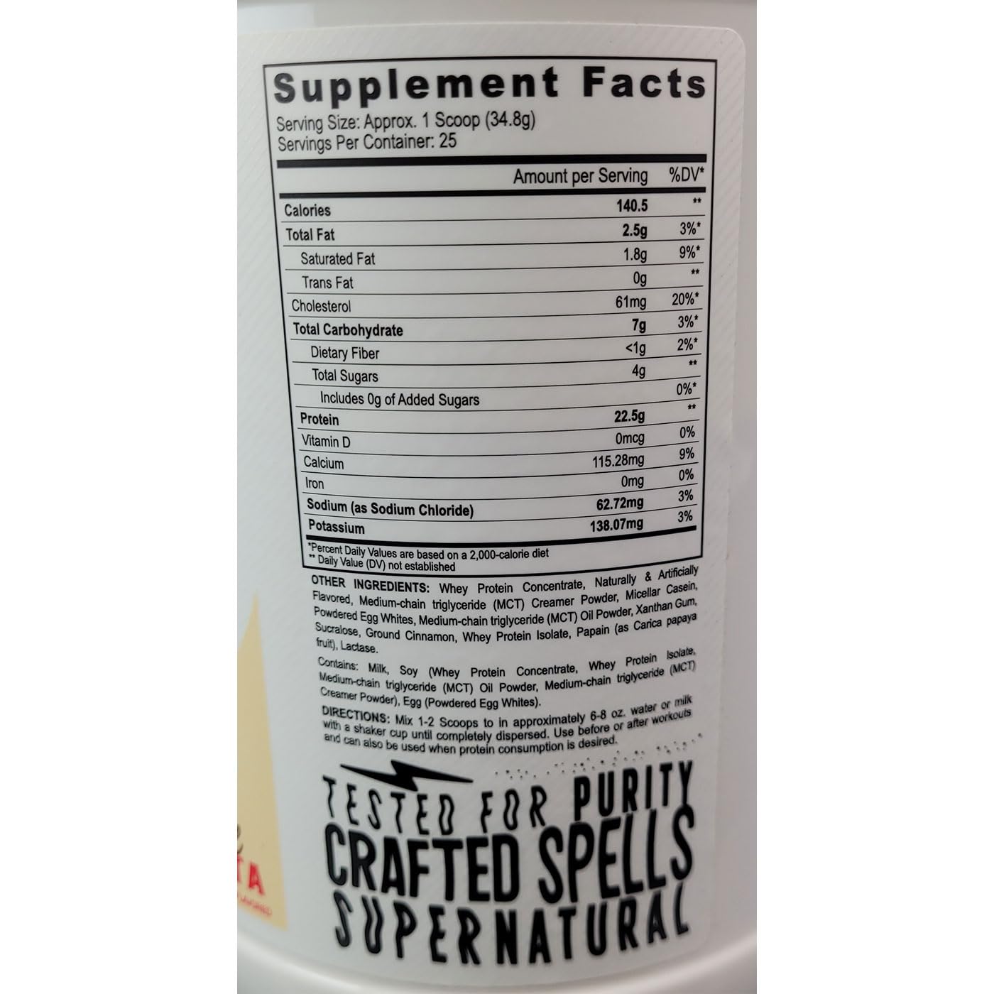Black Magic Multi-Source Protein Powder - Pre Workout and Post Workout, 32 Servings