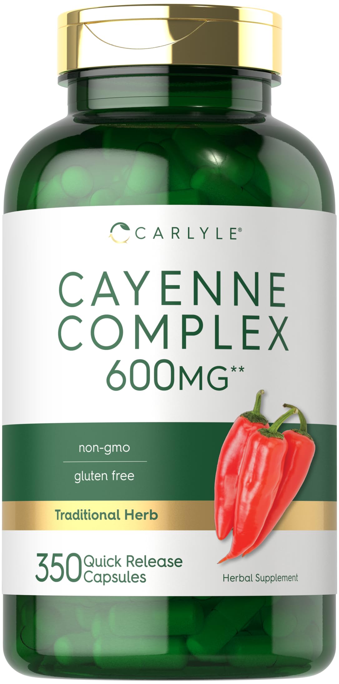 Carlyle Cayenne Pepper 350 Capsules