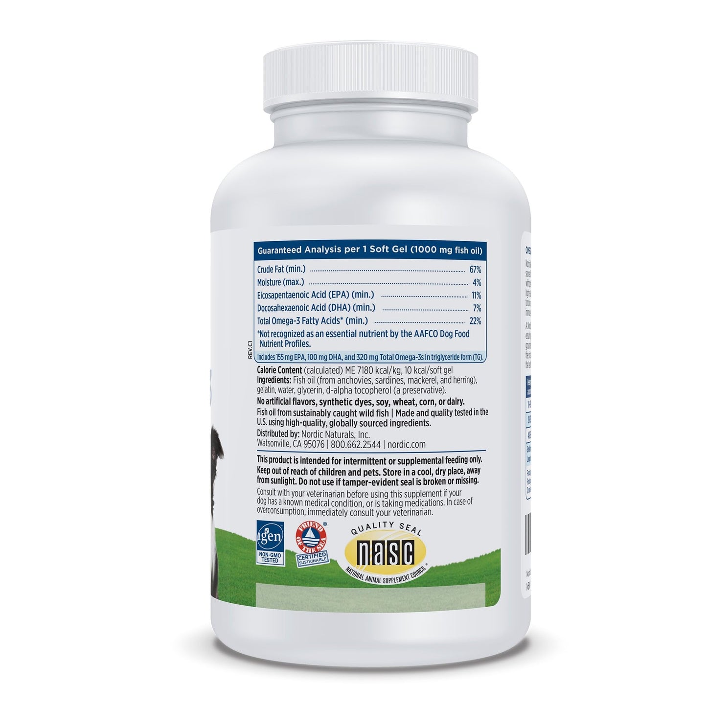 Nordic Naturals Omega-3 Pet Soft Gels 180