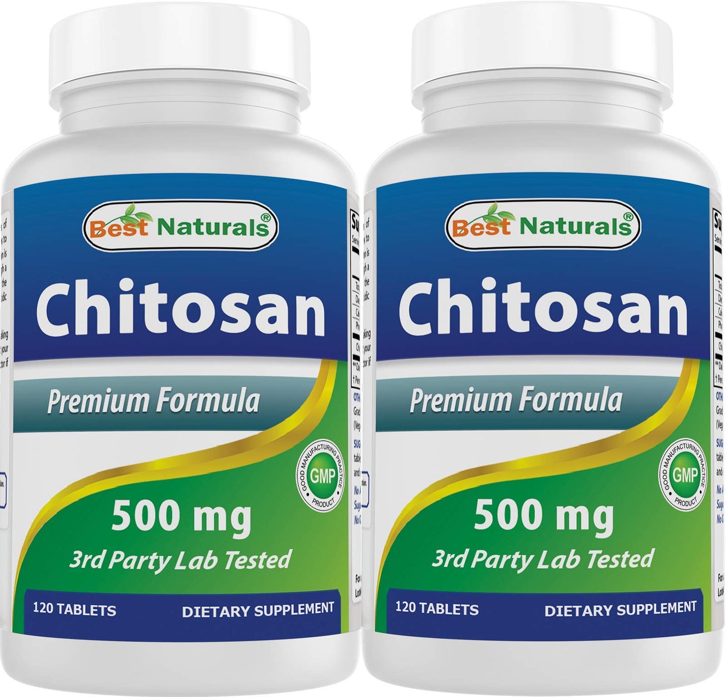 Best Naturals Chitosan 500 mg Tablets 240 Count