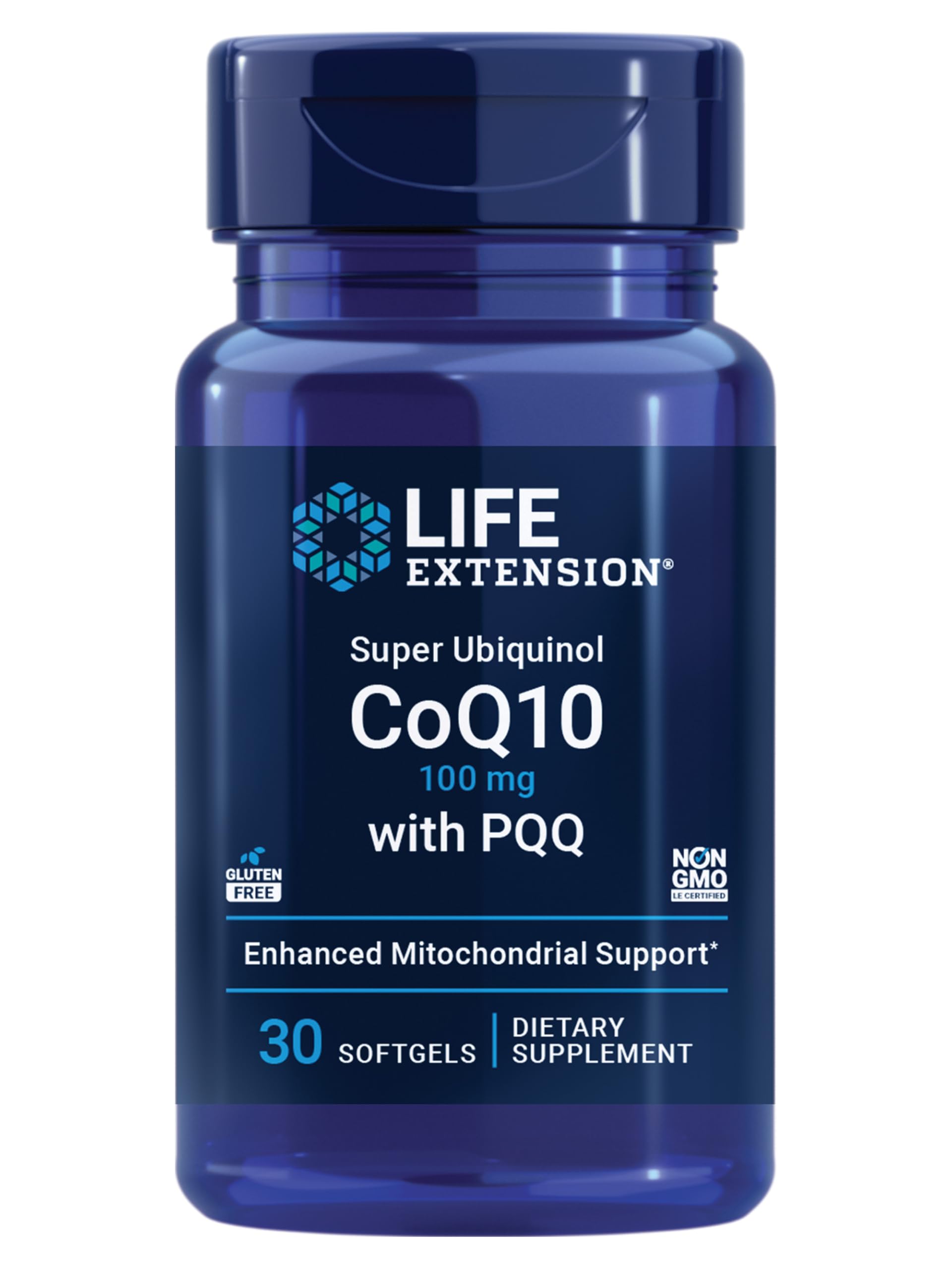 Life Extension Super Ubiquinol CoQ10 with PQQ Softgels 30 Count