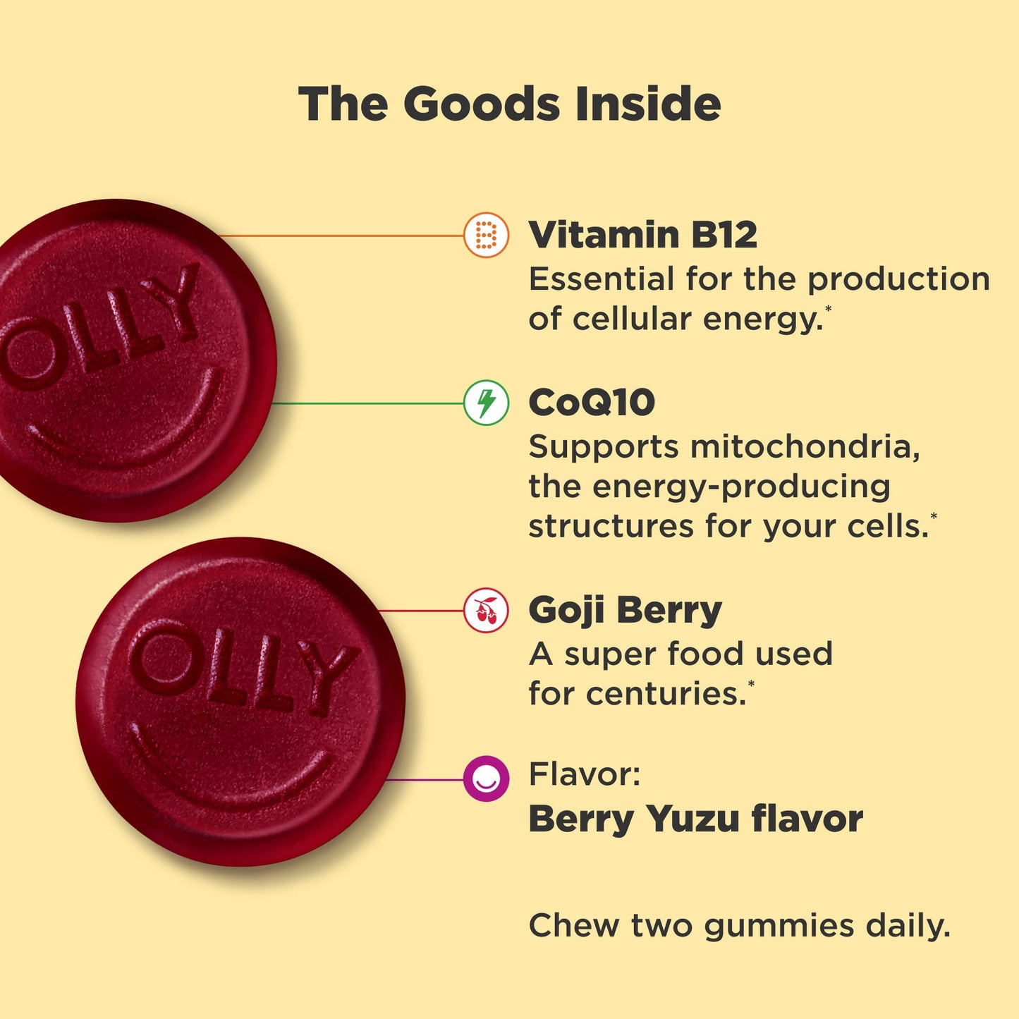 OLLY Men's Multivitamin Gummies 90 Count