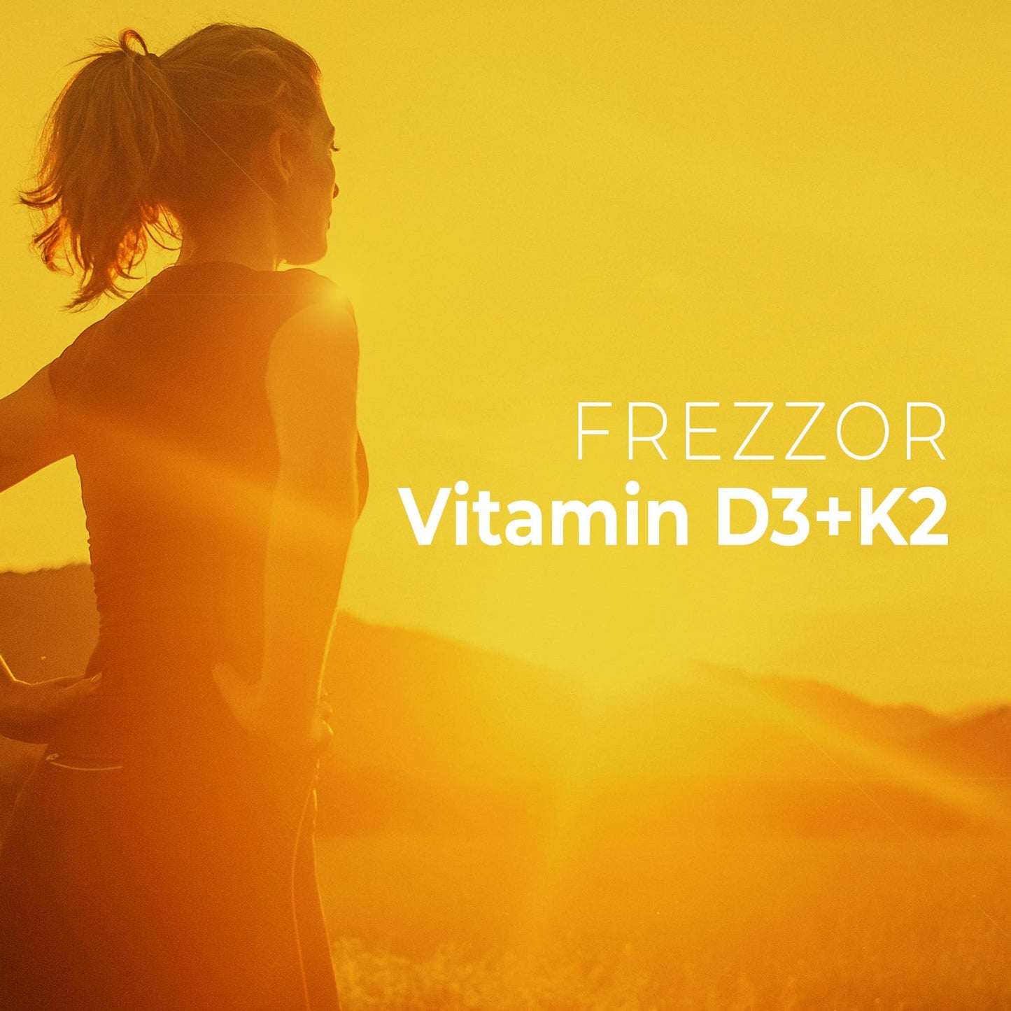 FREZZOR Vitamin D3 and K2 Softgels, 60 Count