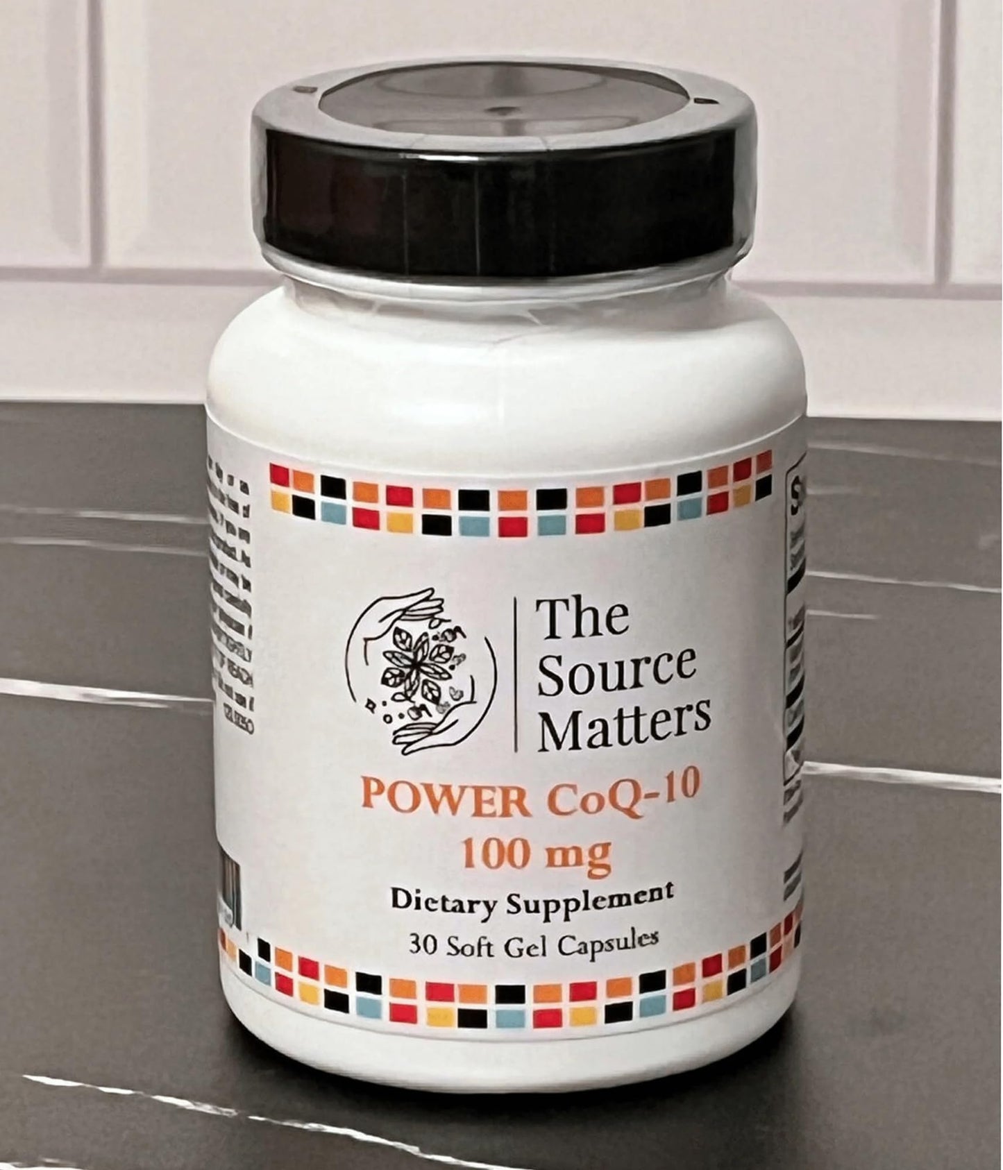 THE SOURCE MATTERS Power CoQ-10 Dietary Supplement Soft Gel Capsules, 30 Count