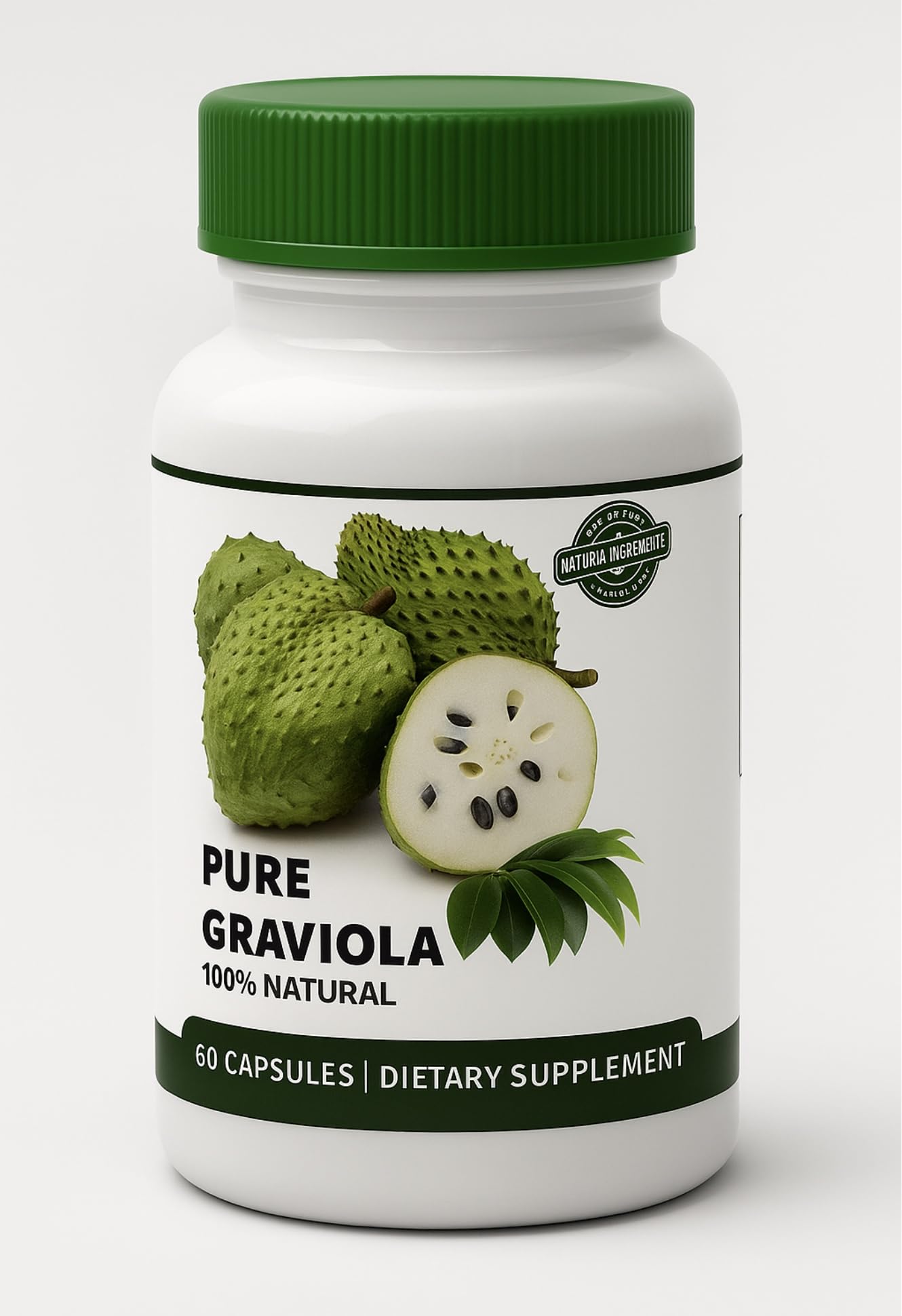 All Nue Graviola Extract 1000 mg Capsules, 8-Count