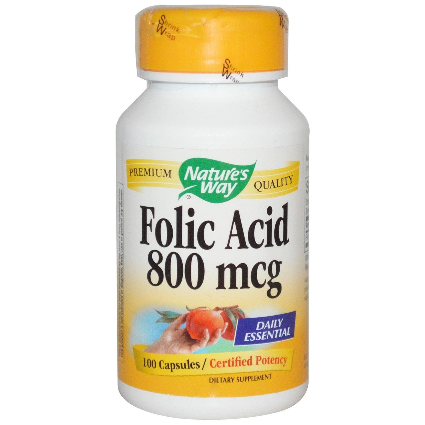 Nature's Way Folic Acid 800mcg Capsules 200