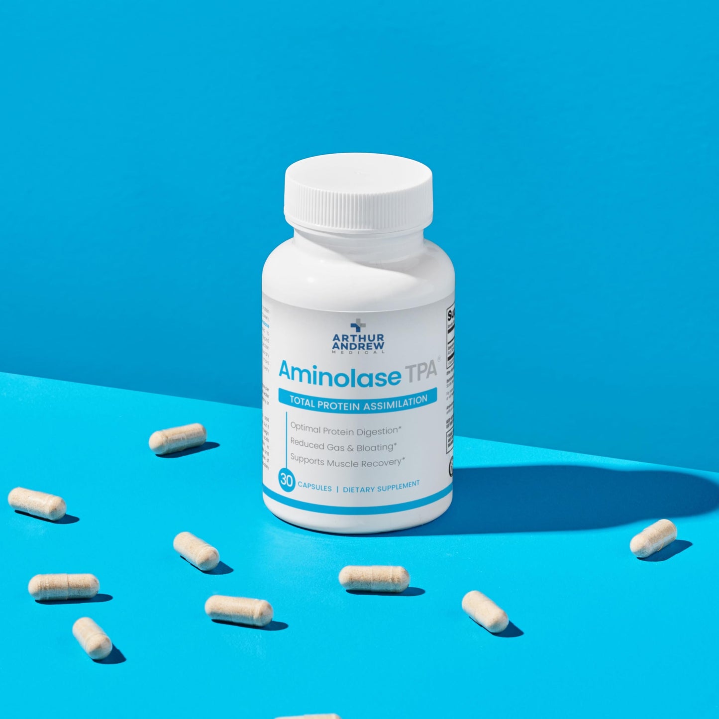 Arthur Andrew Medical Aminolase TPA Protein Assimilation 30 Capsules