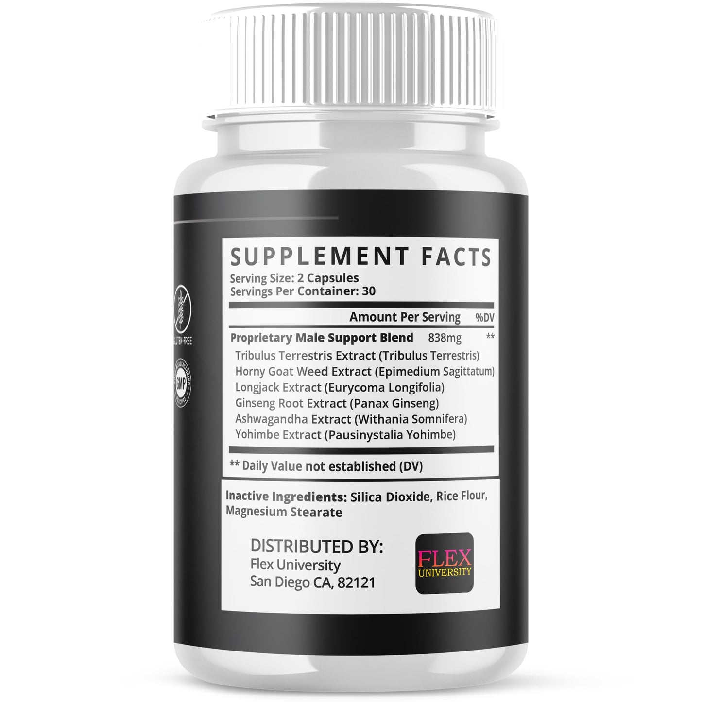 Flex University Alpha Rock Pills for Men Capsules 300
