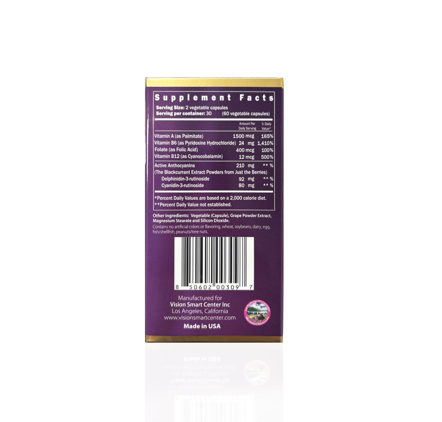 Vision Smart Center Vision Smart Supreme Eye Supplement Capsule 1 Count