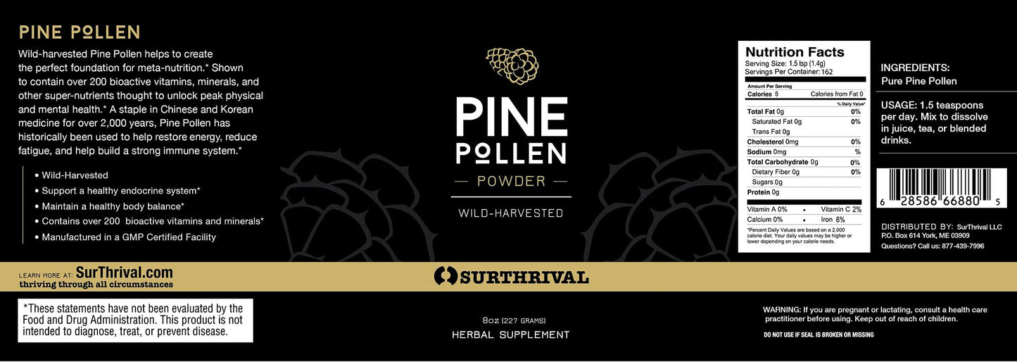 Surthrival Perpetual Youth Pine Pollen Powder 227