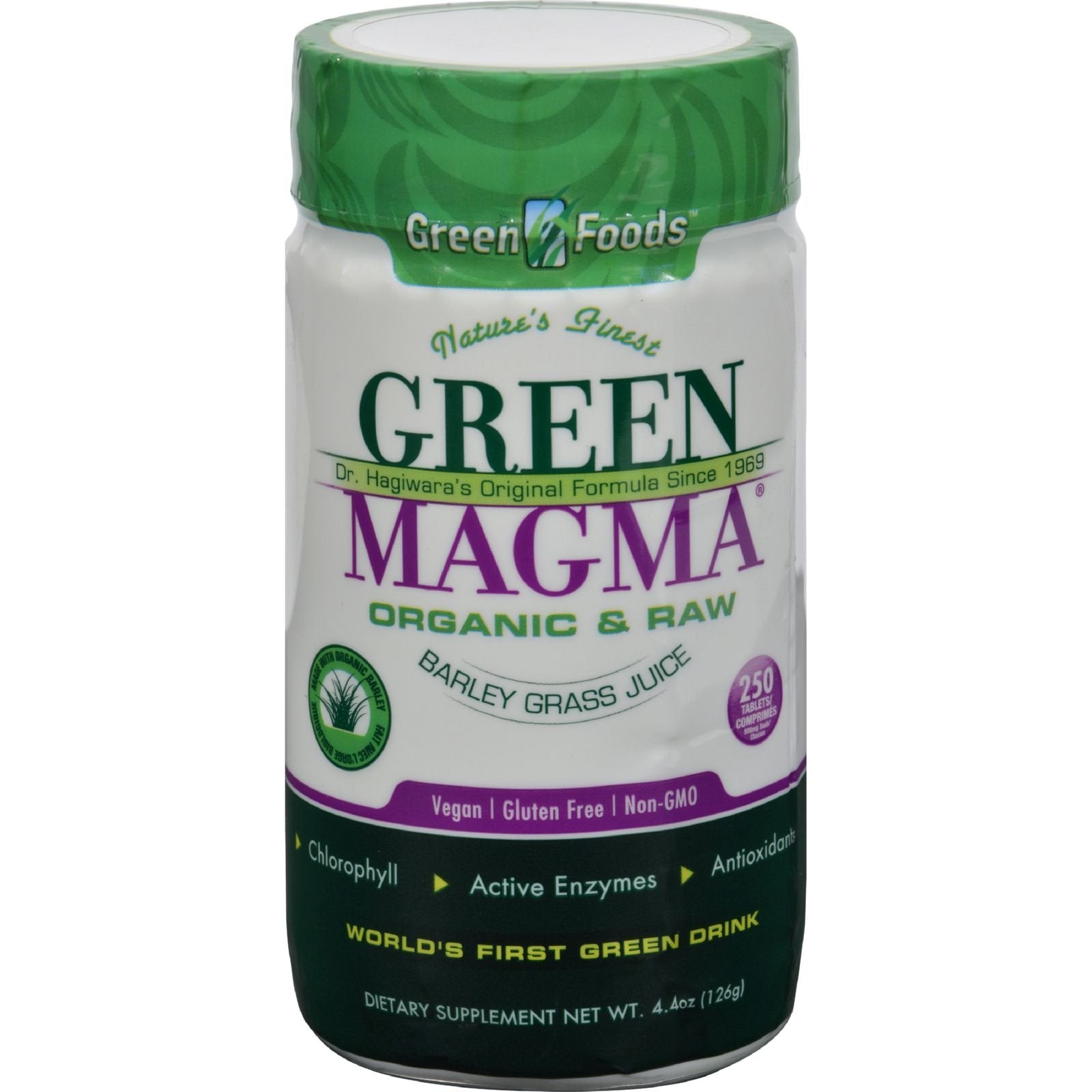 Green Foods Dr Hagiwara Green Magma Barley Grass Juice Powder 1 Count