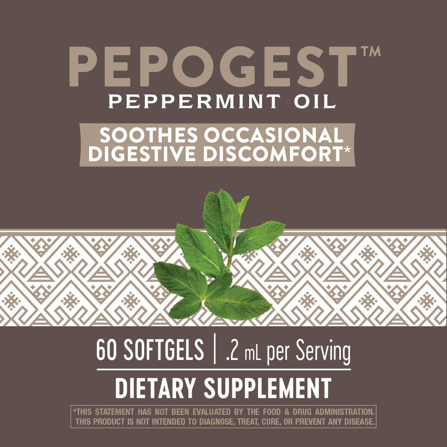 Nature's Way Pepogest Enteric-Coated Peppermint Oil Softgels 120