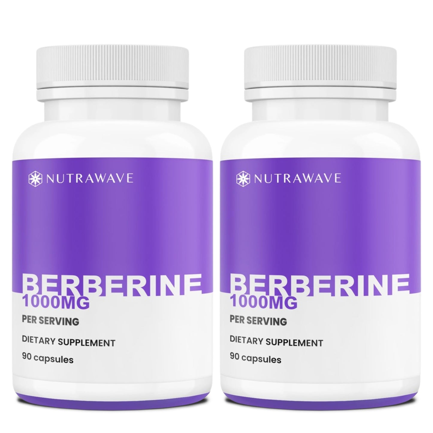 Nutra Wave Pure Berberine Maximum Potency 180 Capsules