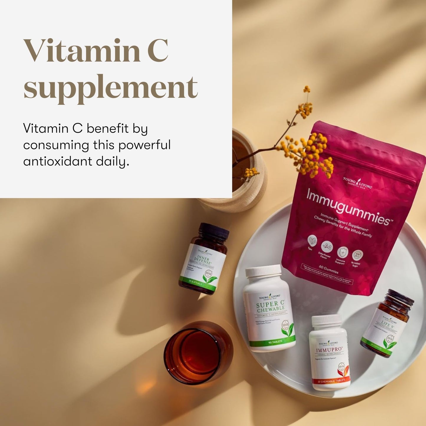 Young Living Super C Chewable Tablets, 90 Count
