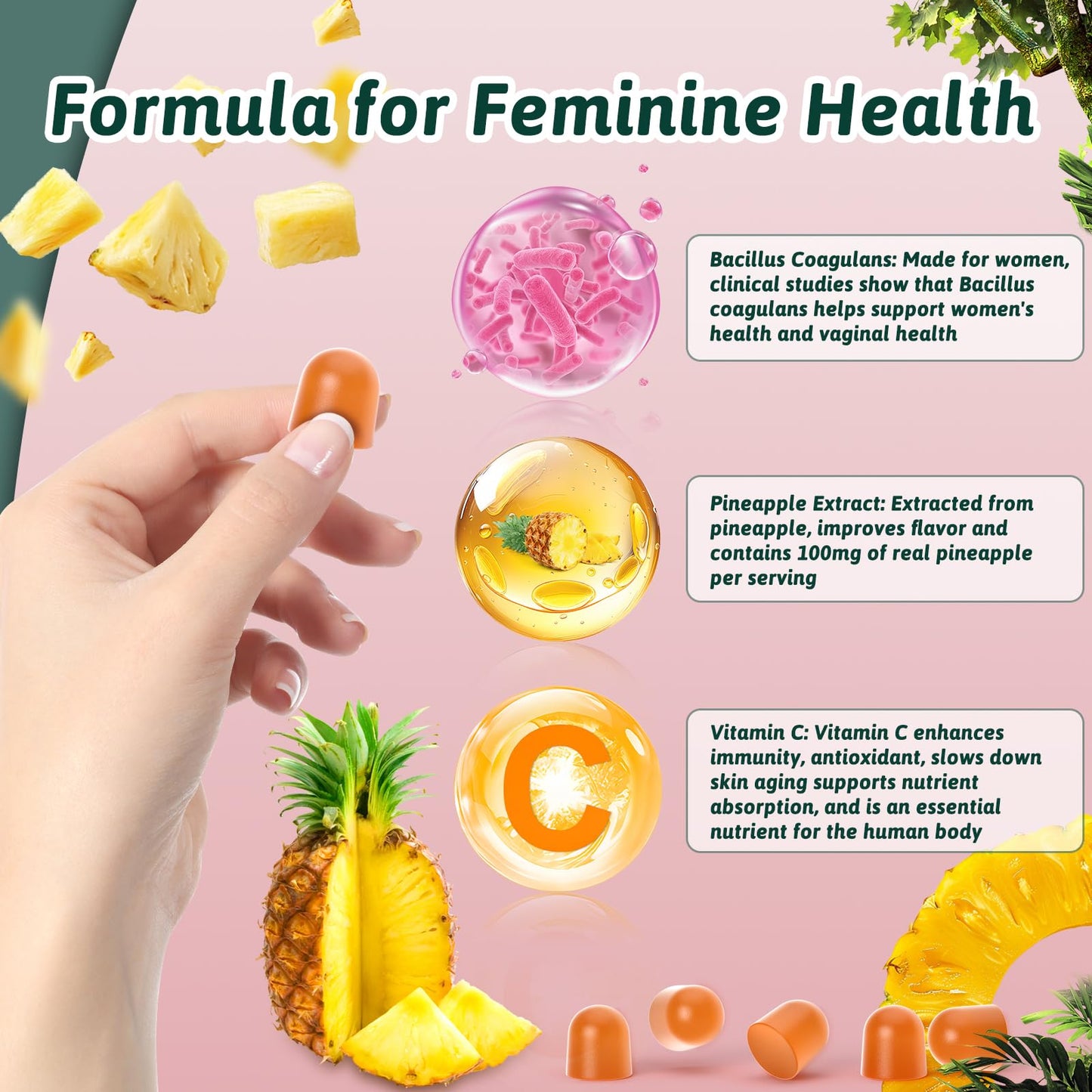 Mosslly Feminine Balance Gummies 60