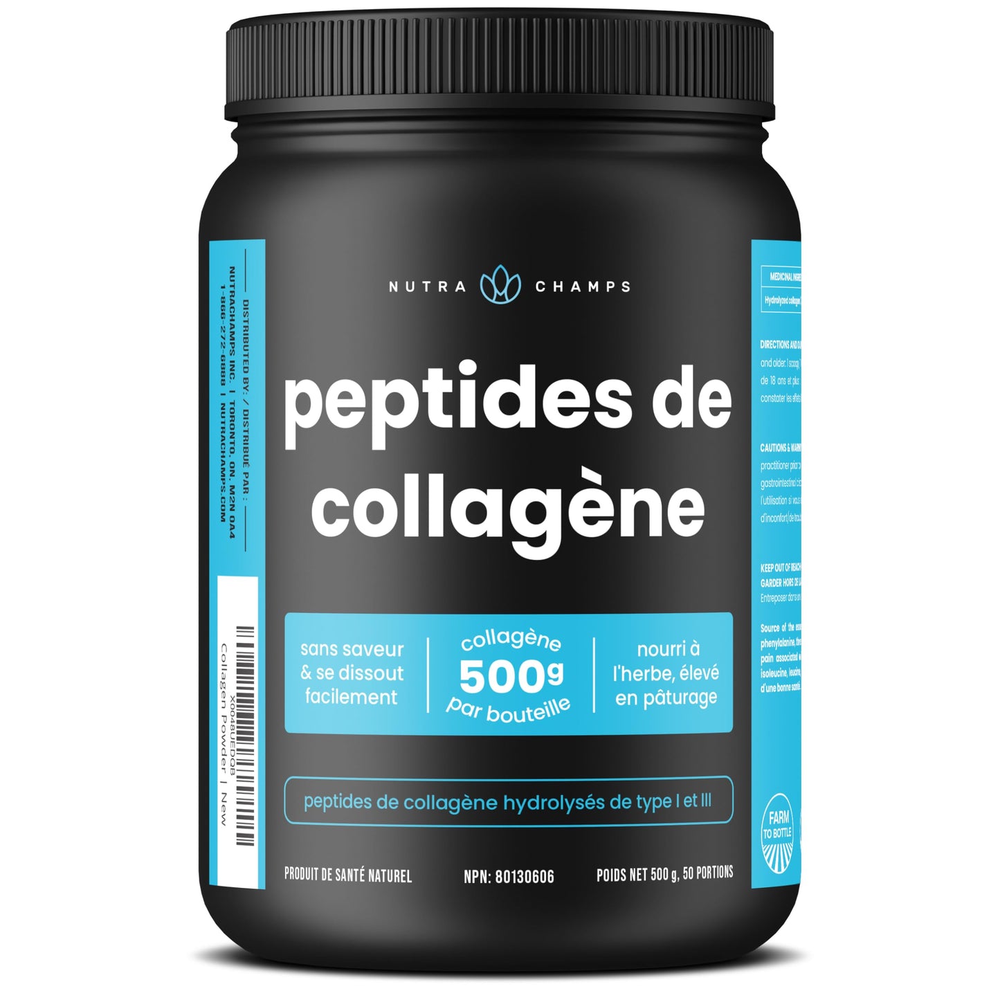 NutraChamps Collagen Peptides Powder, 7.46 oz