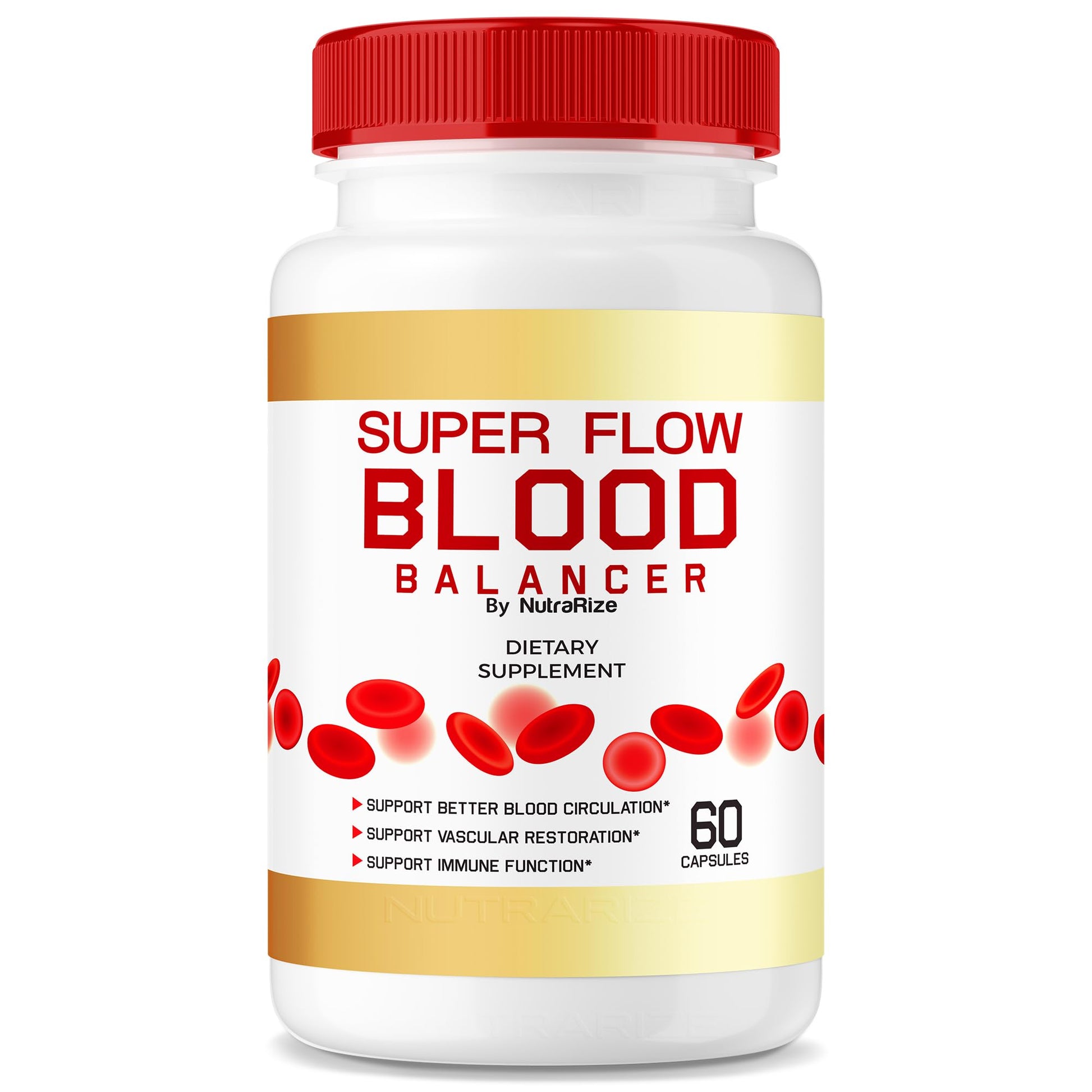 NutraRize Super Flow Blood Balancer Capsules, 60 Capsules