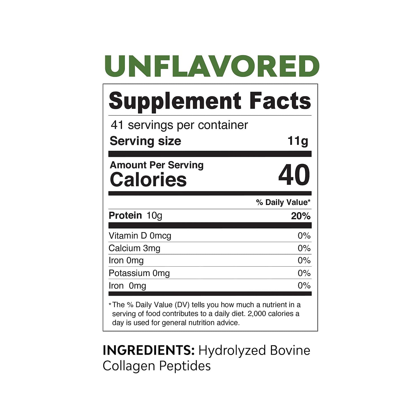 MariGold Grass-fed Collagen Peptides Unflavored Powder, 1 lb