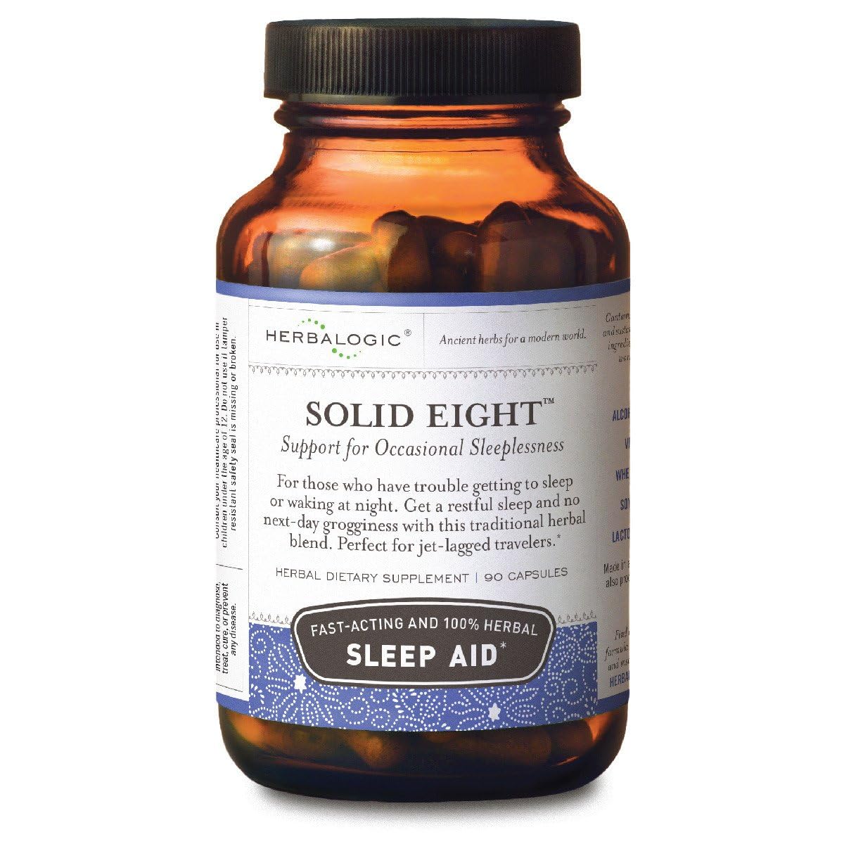 Herbalogic Solid Eight Herb Capsules 90 Count