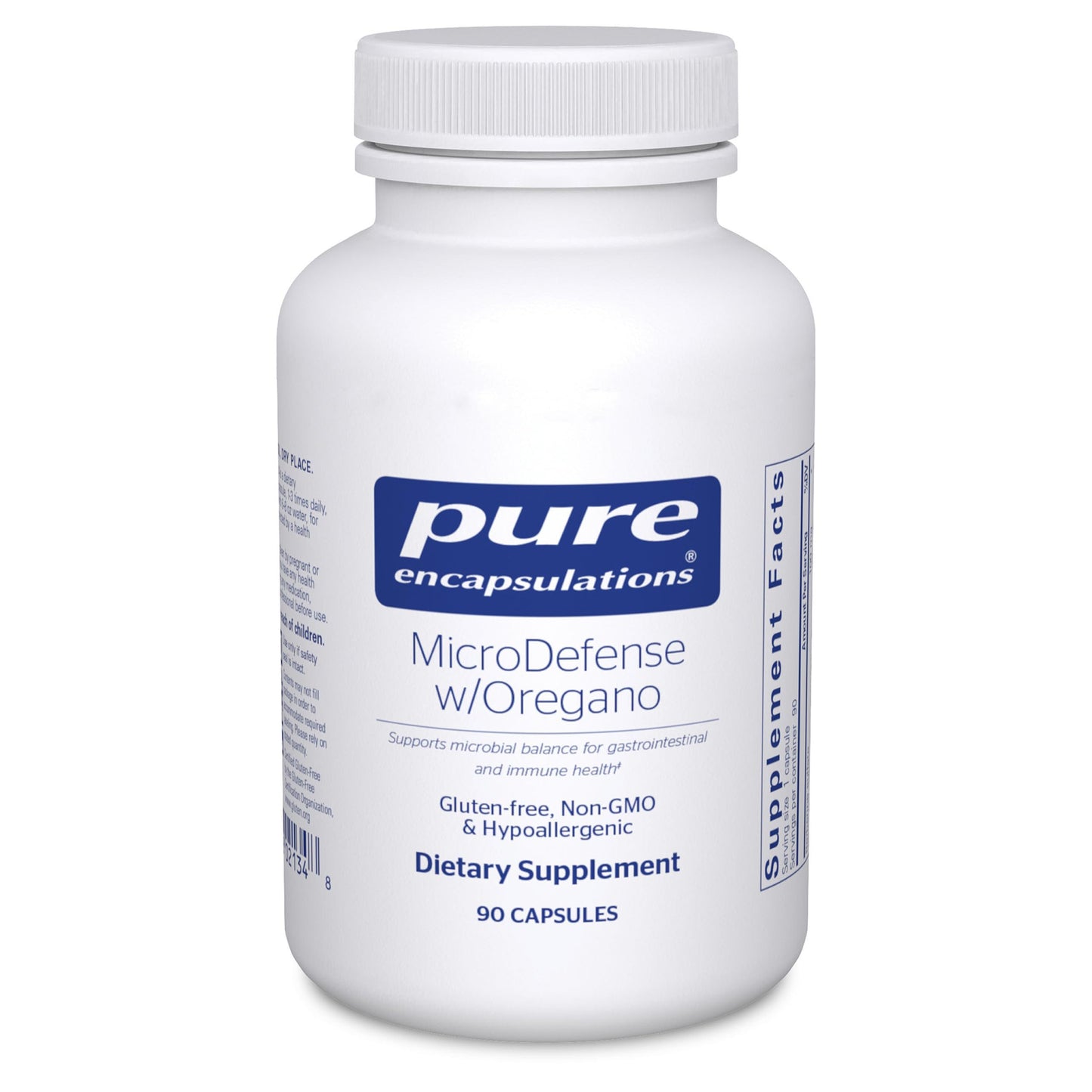 Pure Encapsulations MicroDefense with Oregano Capsules, 90 Count