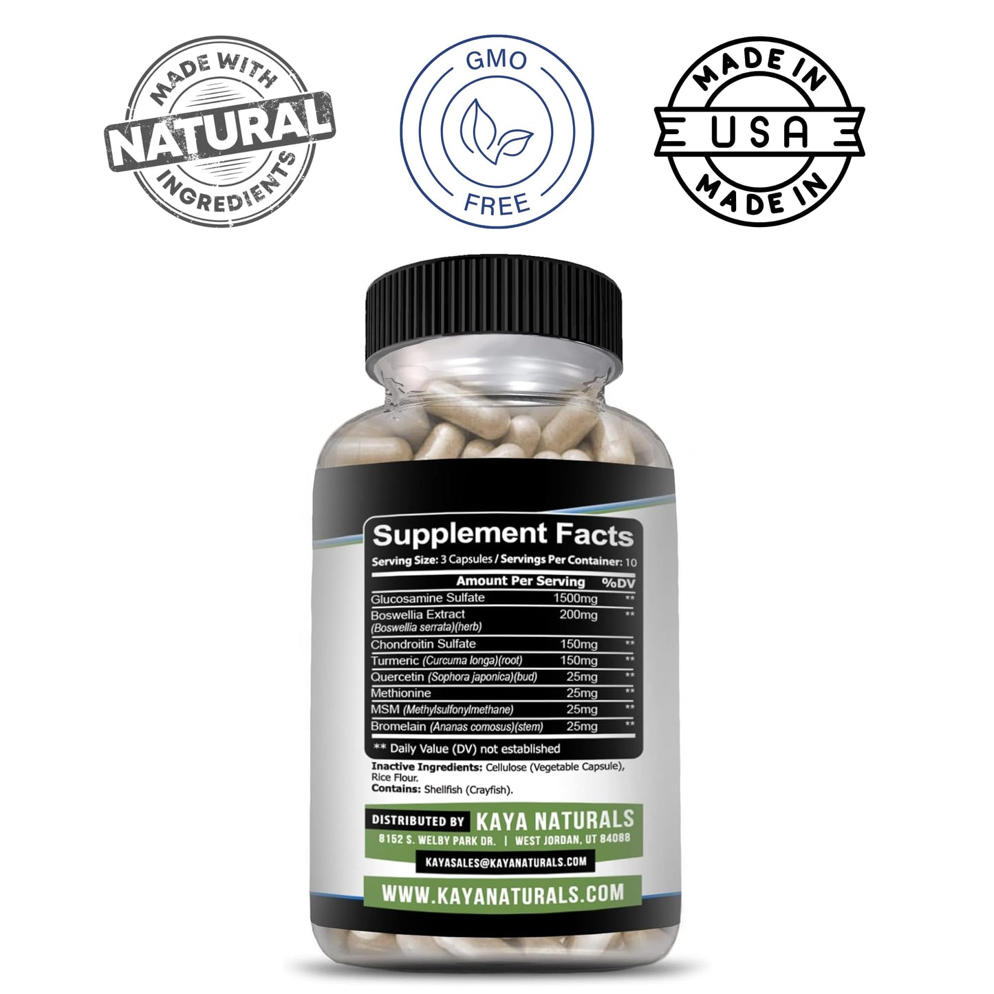 Kaya Naturals Mobility Flex Aid Capsule 30 Count