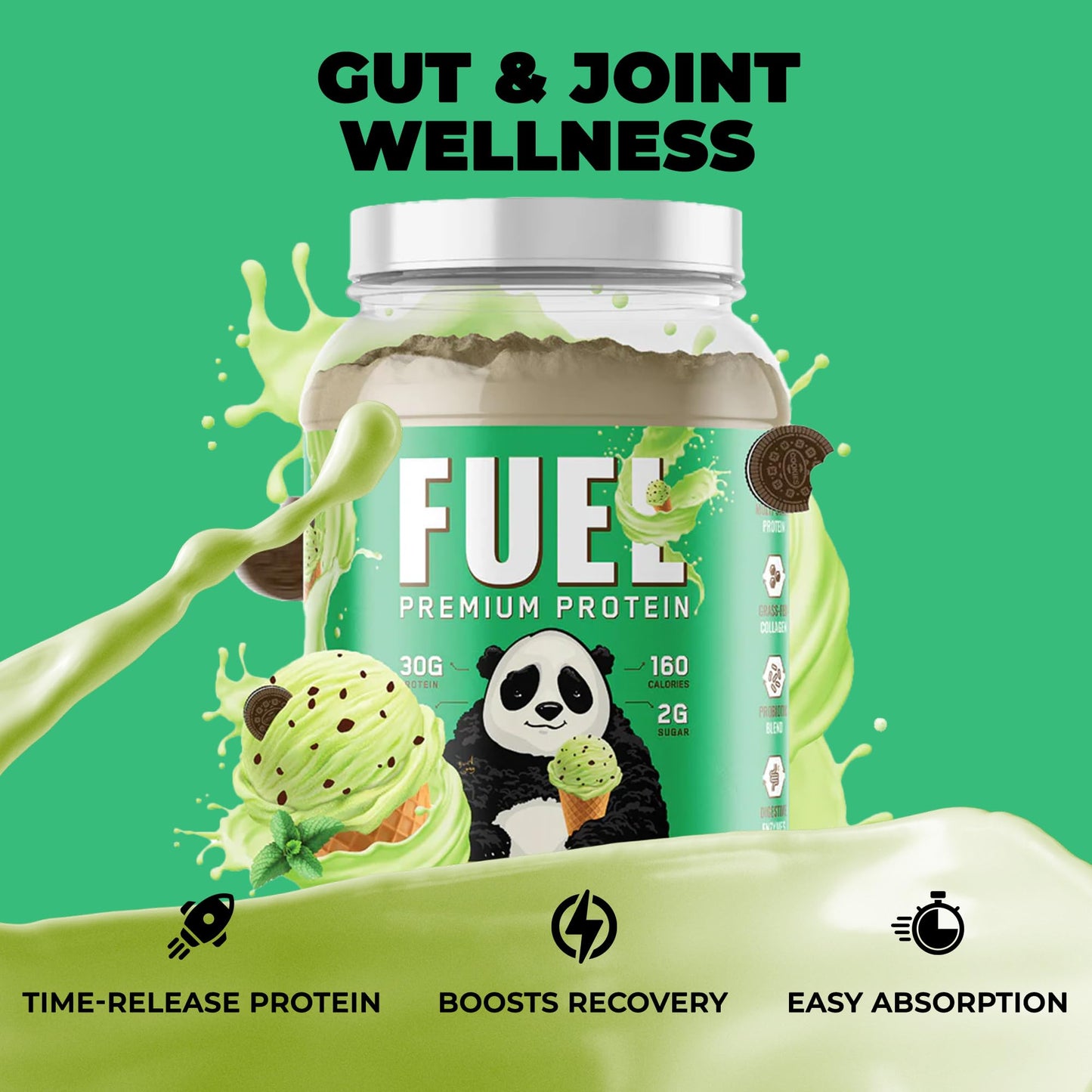 Underground Bio Labs Panda Fuel Premium Protein Whey Powder 40 Servings