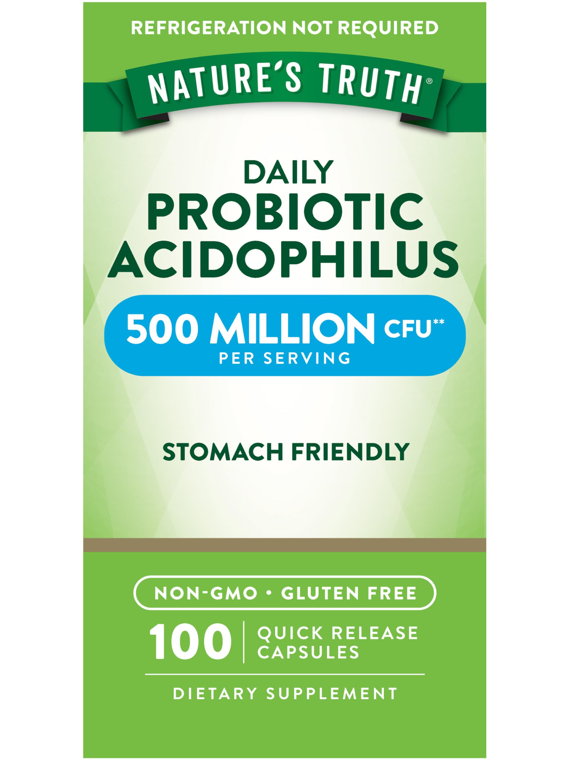 Nature's Truth Probiotics for Men and Women Capsule, 100 Count
