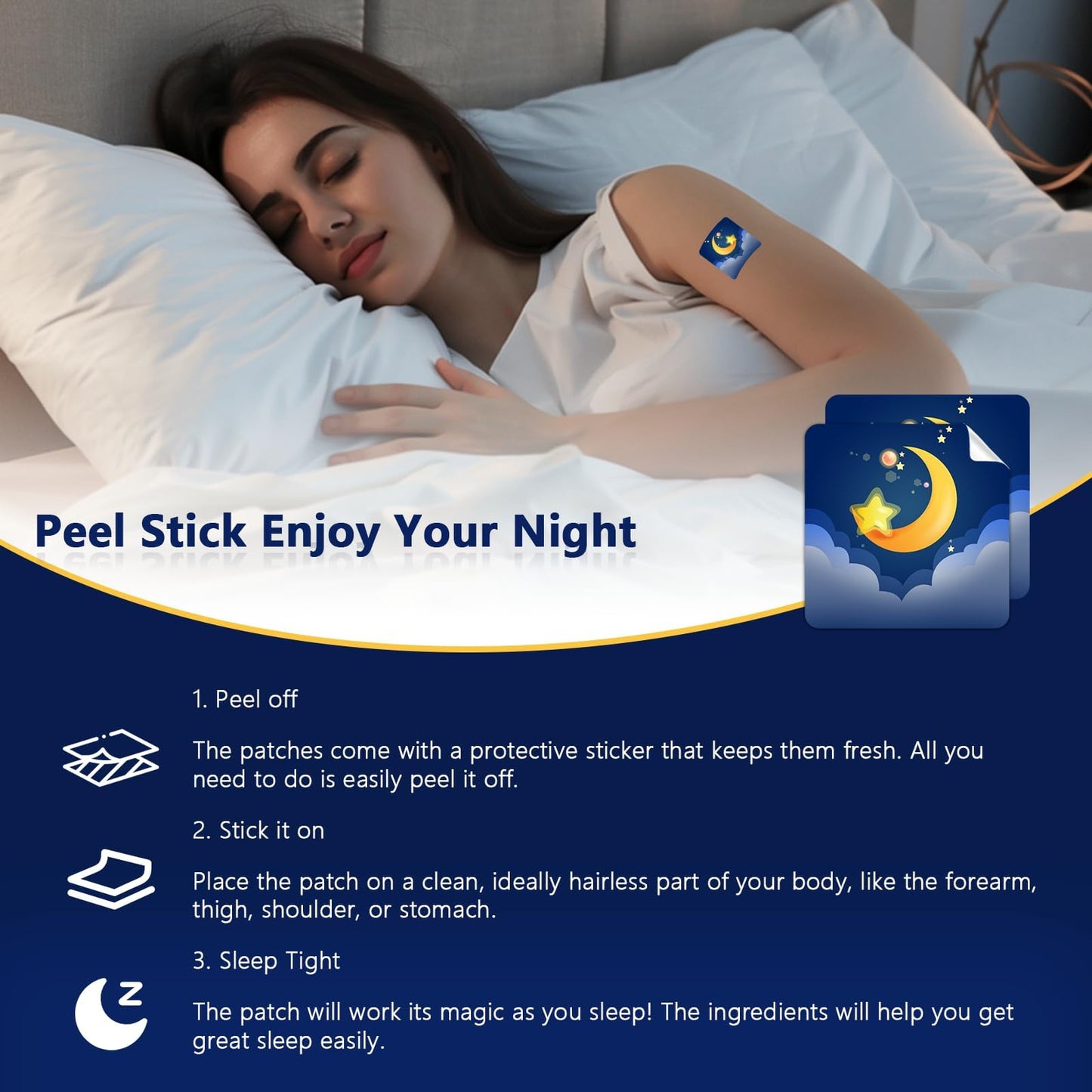 Yongsenina Sleep Patches Tablets 72PCS