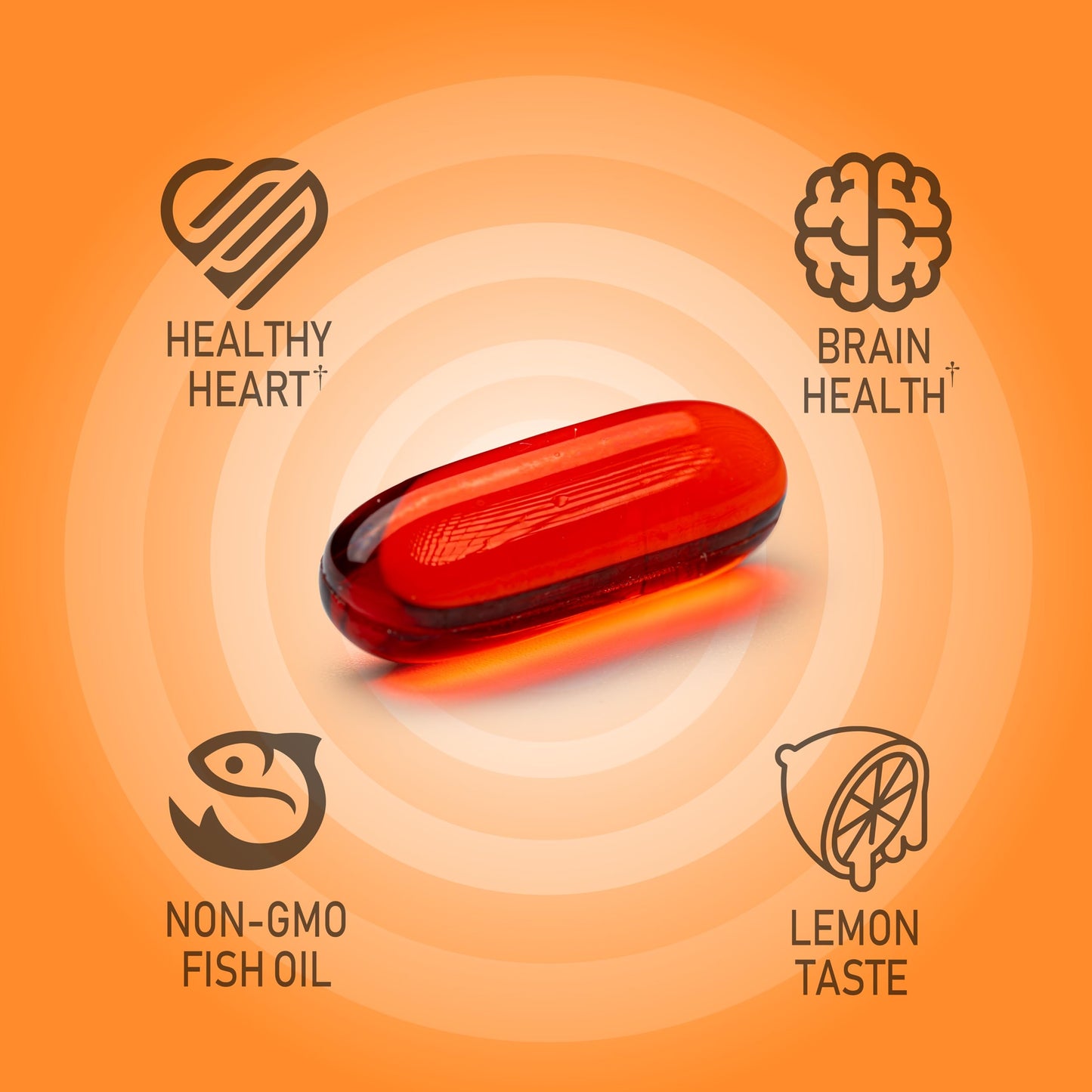 NANOWELL Red Omega-3 with Astaxanthin, DHA & EPA Softgels 360