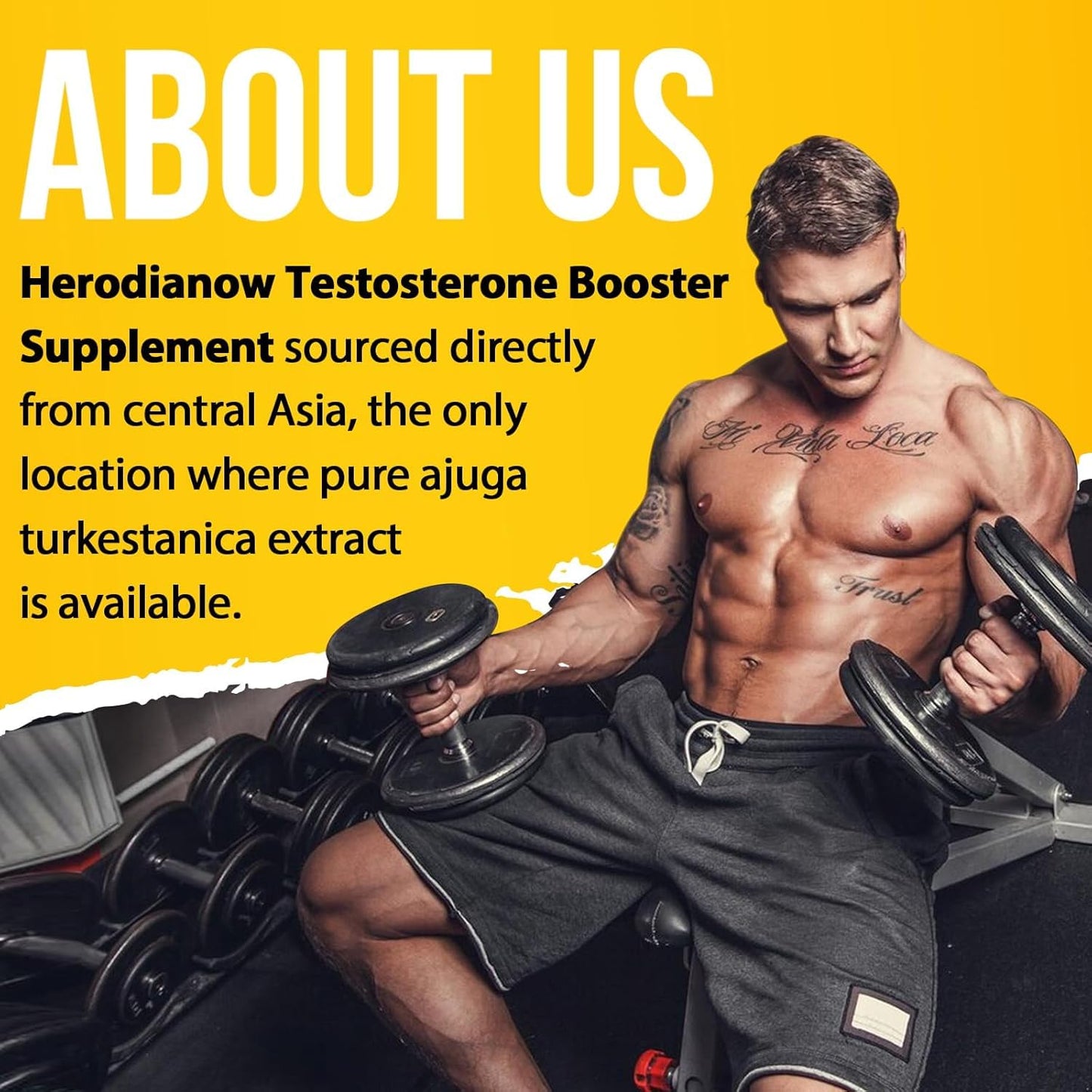 Herodianow Testosterone Booster Capsule 120 Count