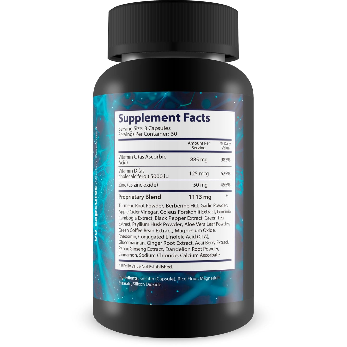 Happy Health Marketplace Turmeric Ice Hack Pills Capsules 90