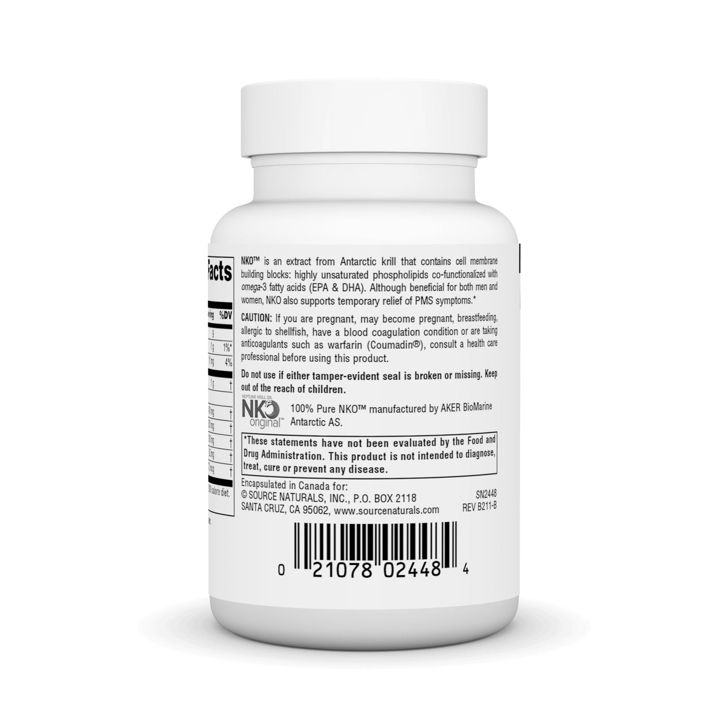 Source Naturals NKO Neptune Krill Oil Softgels, 30 Count