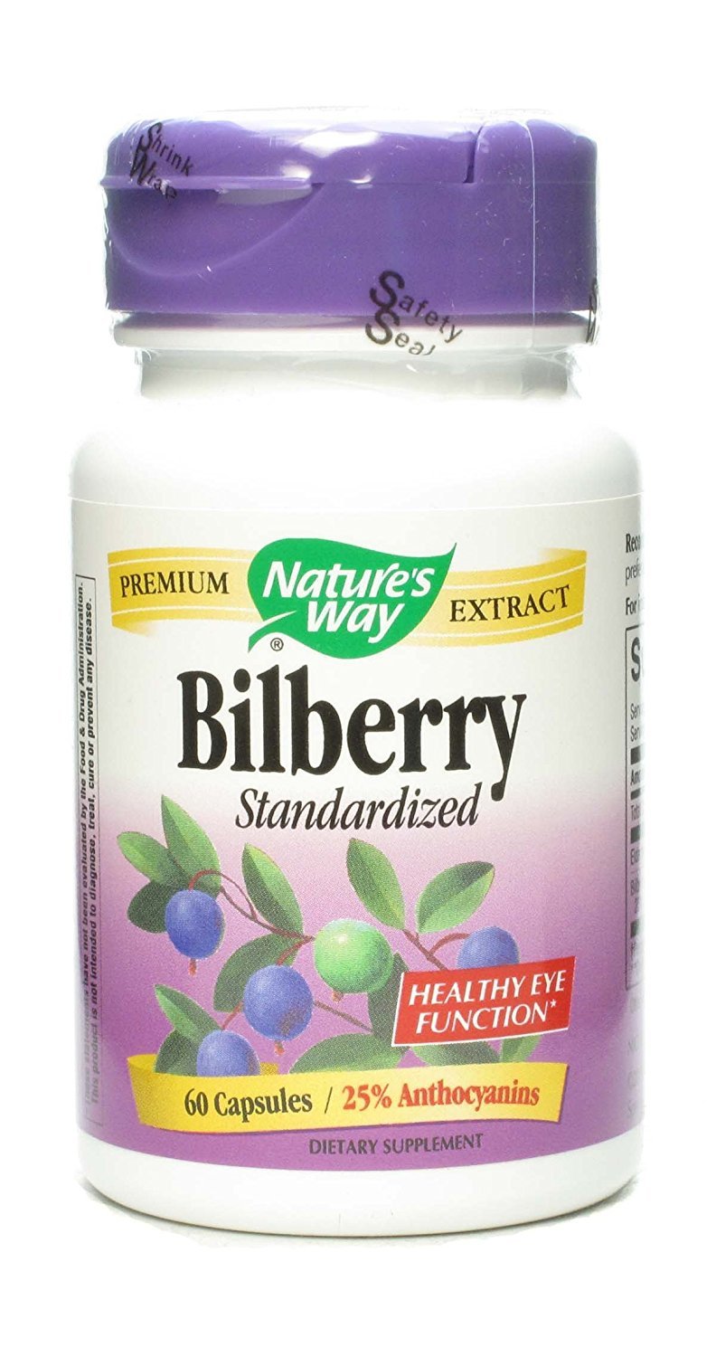 Nature's Way Bilberry Std Capsules, 180
