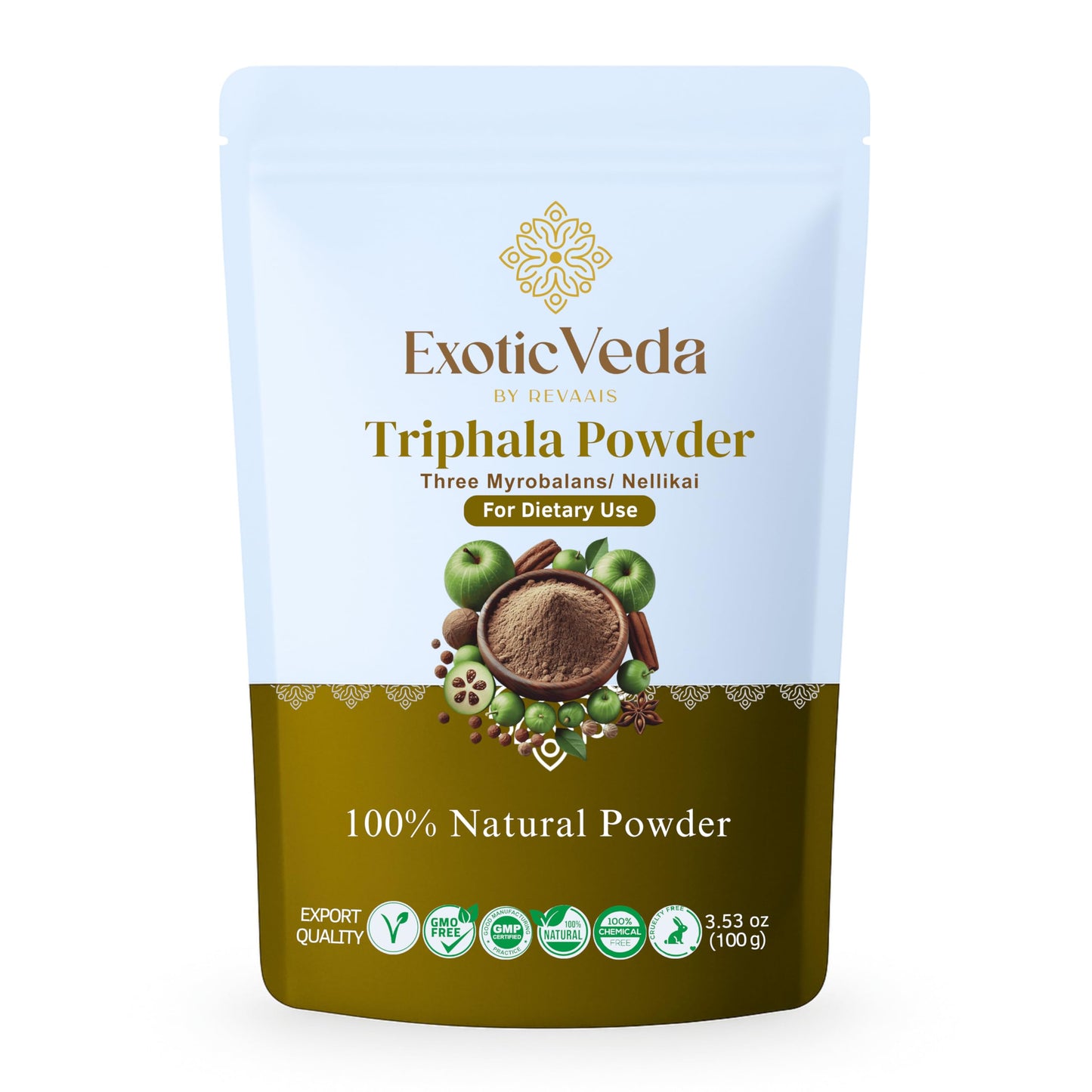 Exotic Veda Triphala Powder 100g, 1 Count