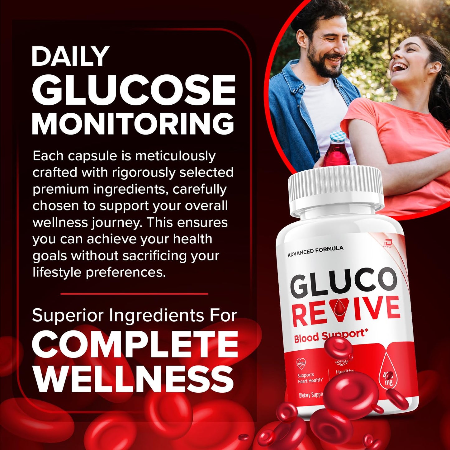 Indelo GlucoRevive Capsules, 300 Capsules