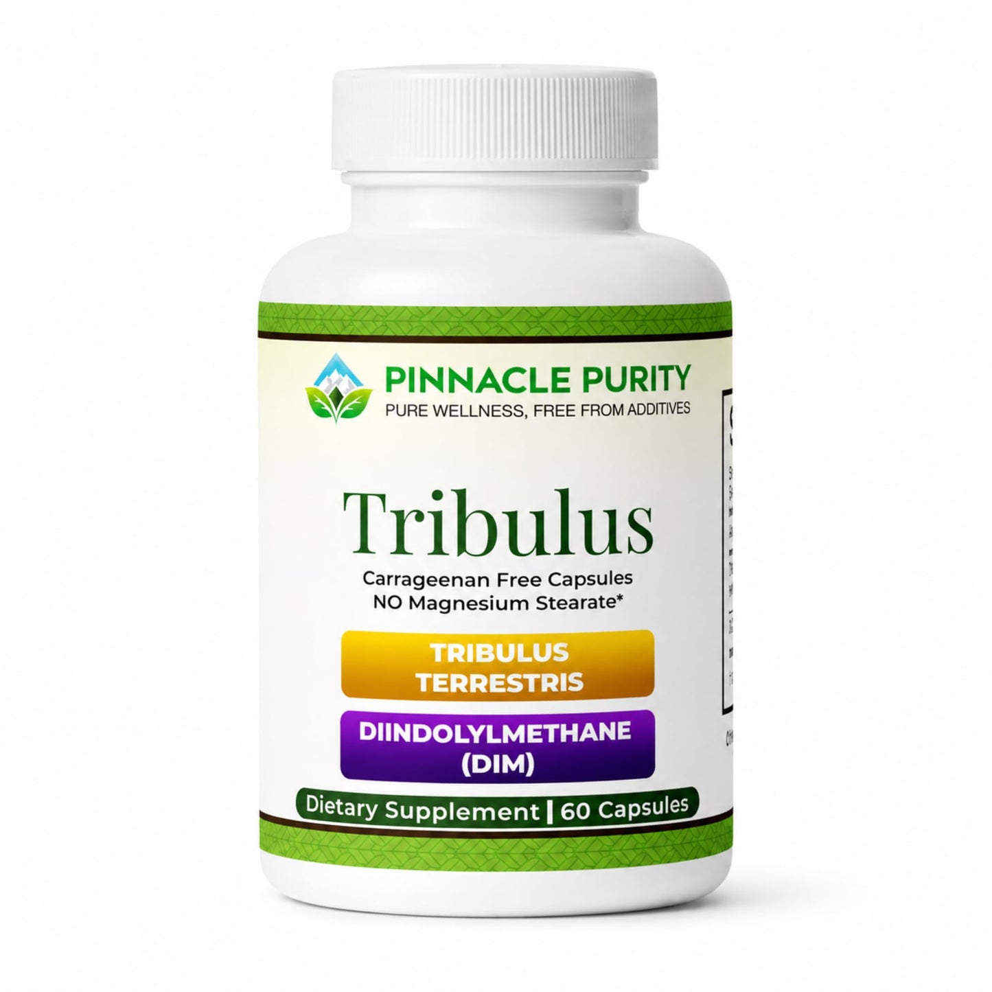 Pinnacle Purity Tribulus Terrestris and DIM Capsules, 60 Count