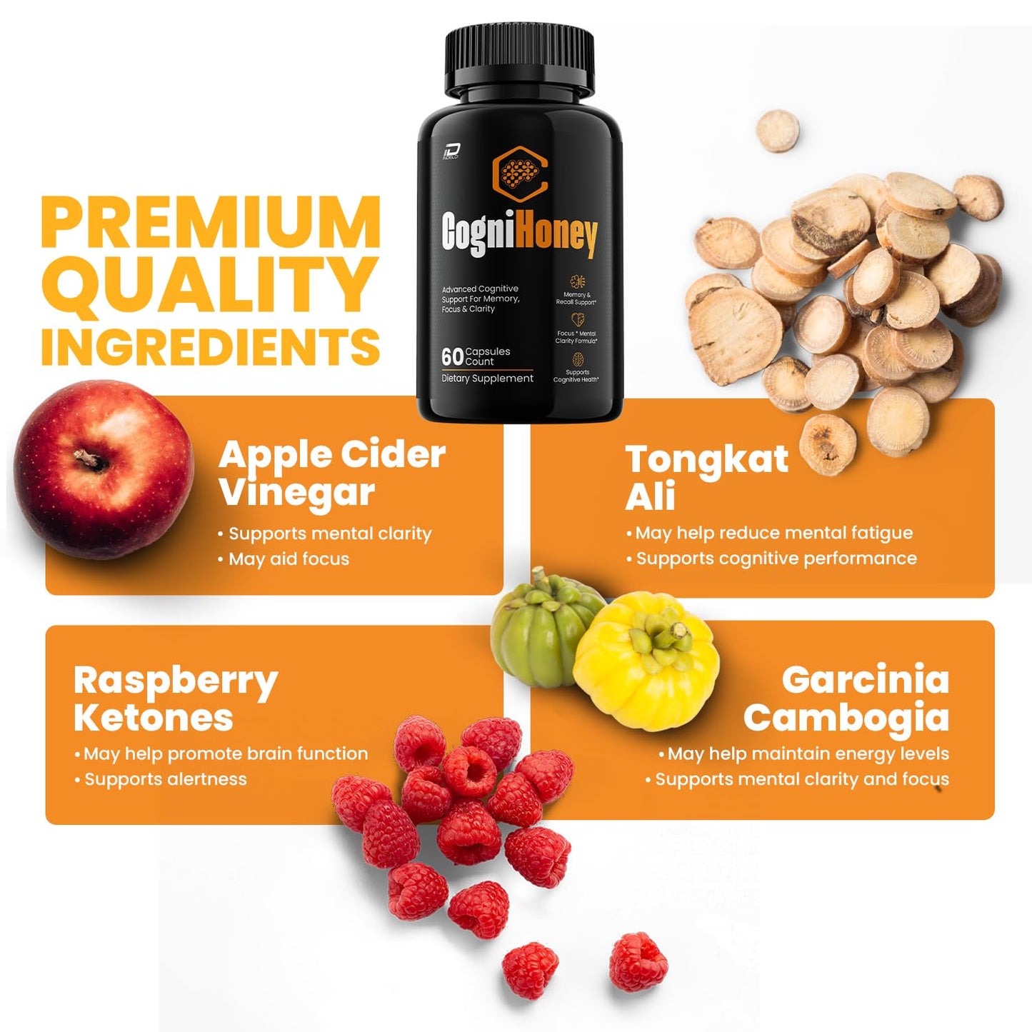 Indelo CogniHoney Capsules 300 Capsules